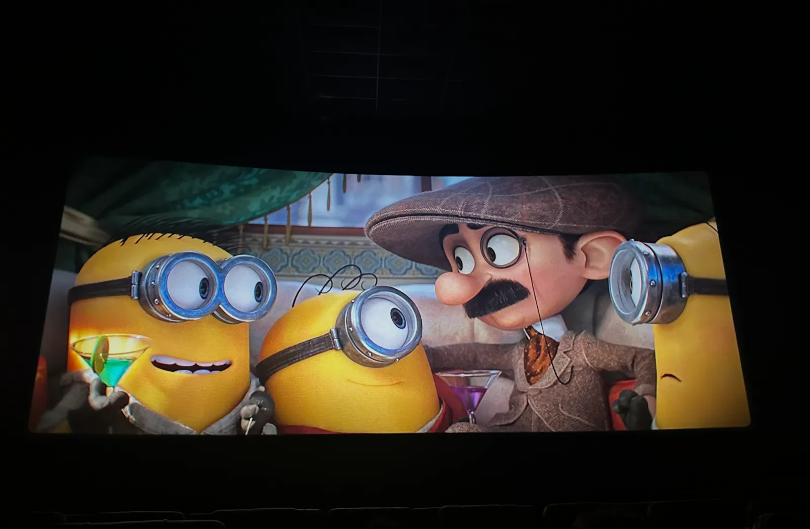 View from seat D11, Auditorium 11 at Regal Battery Park