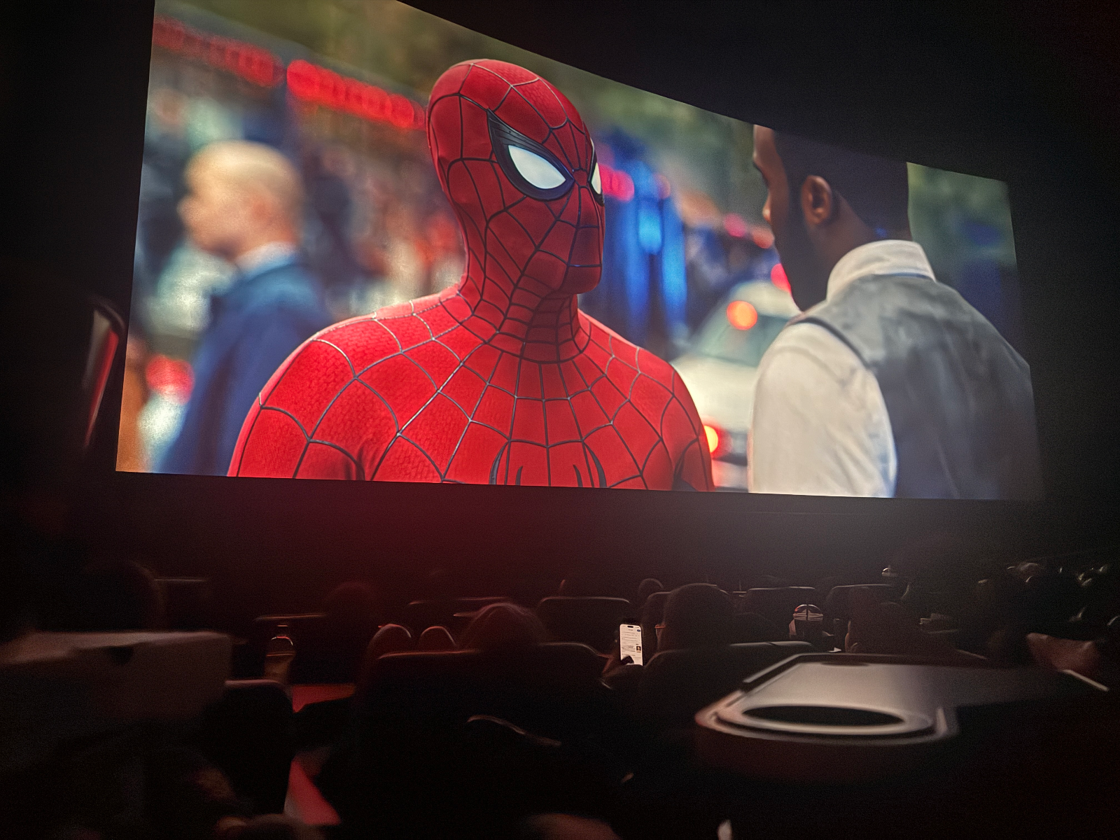 View from seat C19, Auditorium 5 at Regal Battery Park