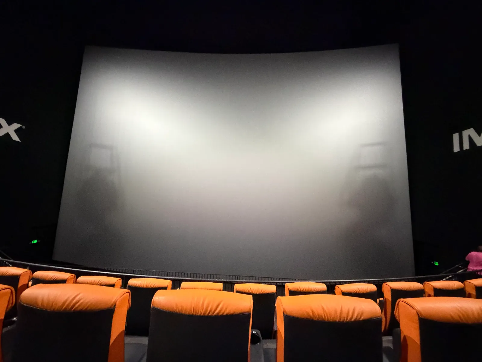 View from seat D12, IMAX at Regal Mall Of Georgia
