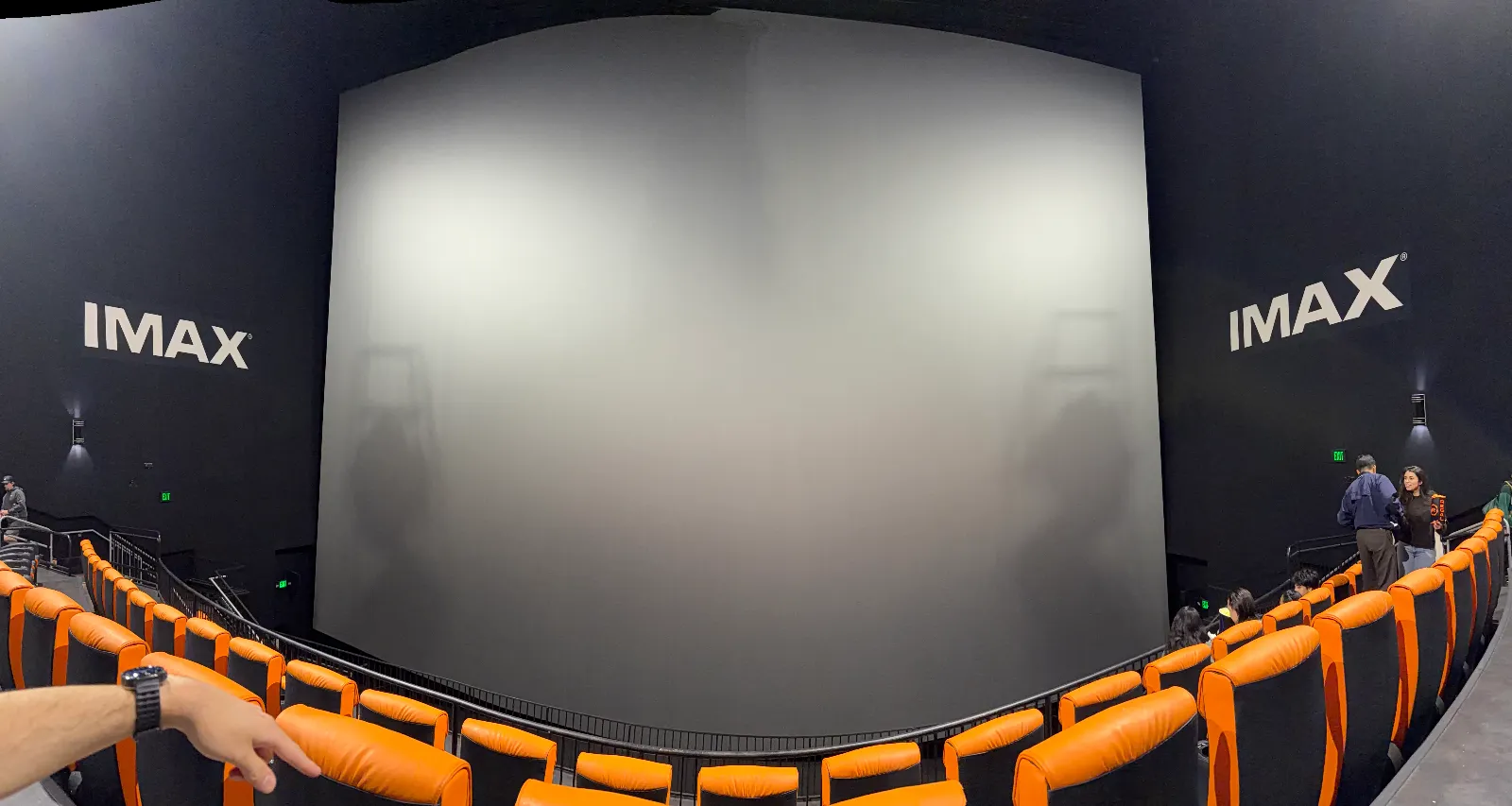 View from seat D12, IMAX at Regal Mall Of Georgia