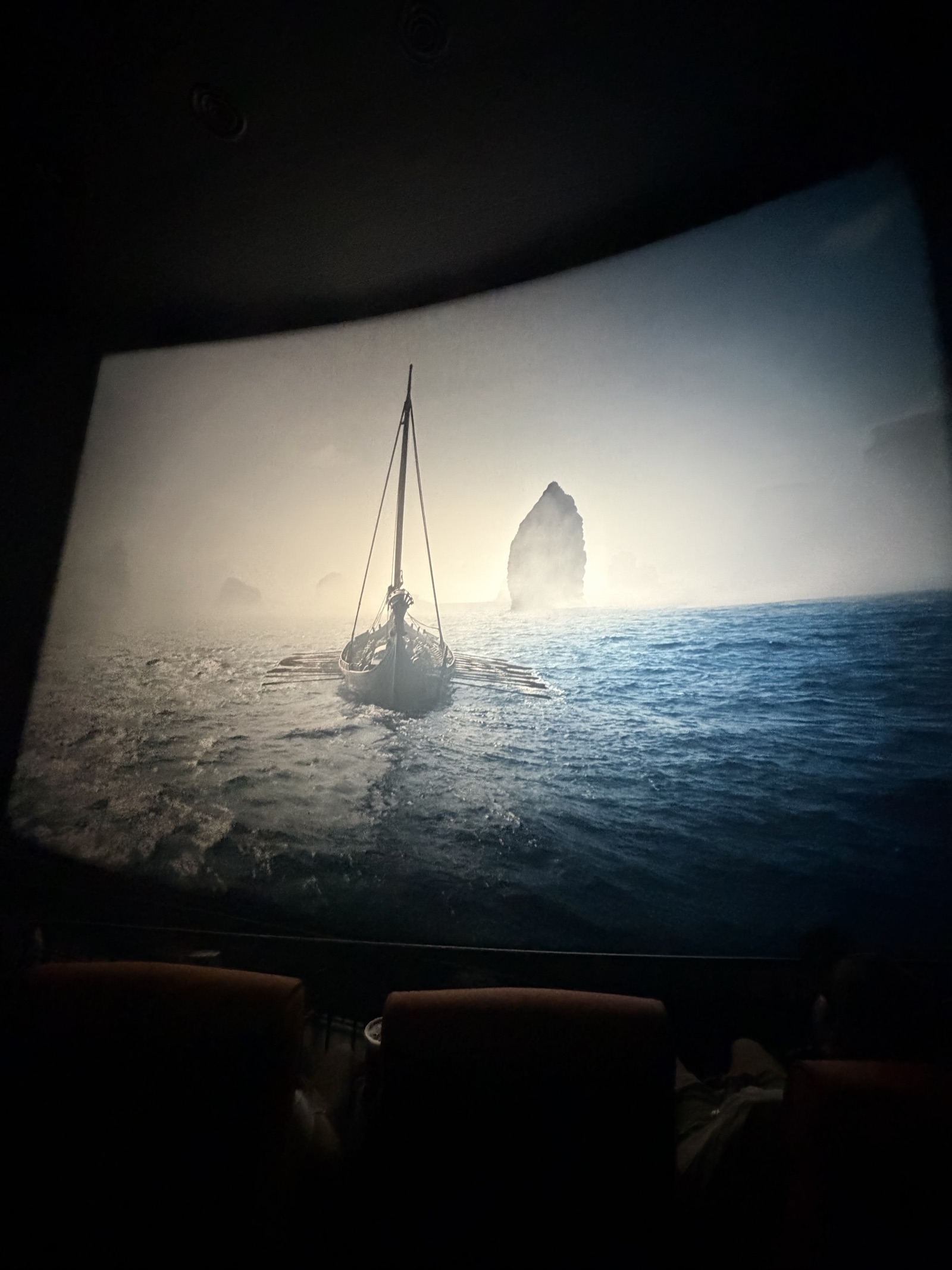 View from seat C4, IMAX at Regal Mall Of Georgia