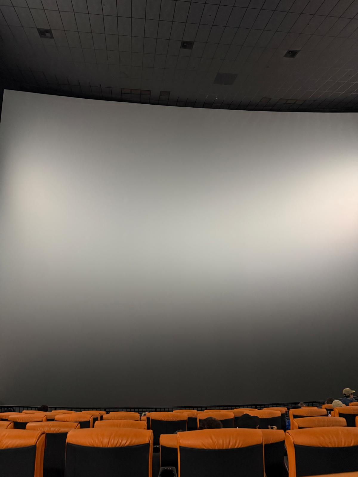 View from seat J29, IMAX at Regal Irvine Spectrum