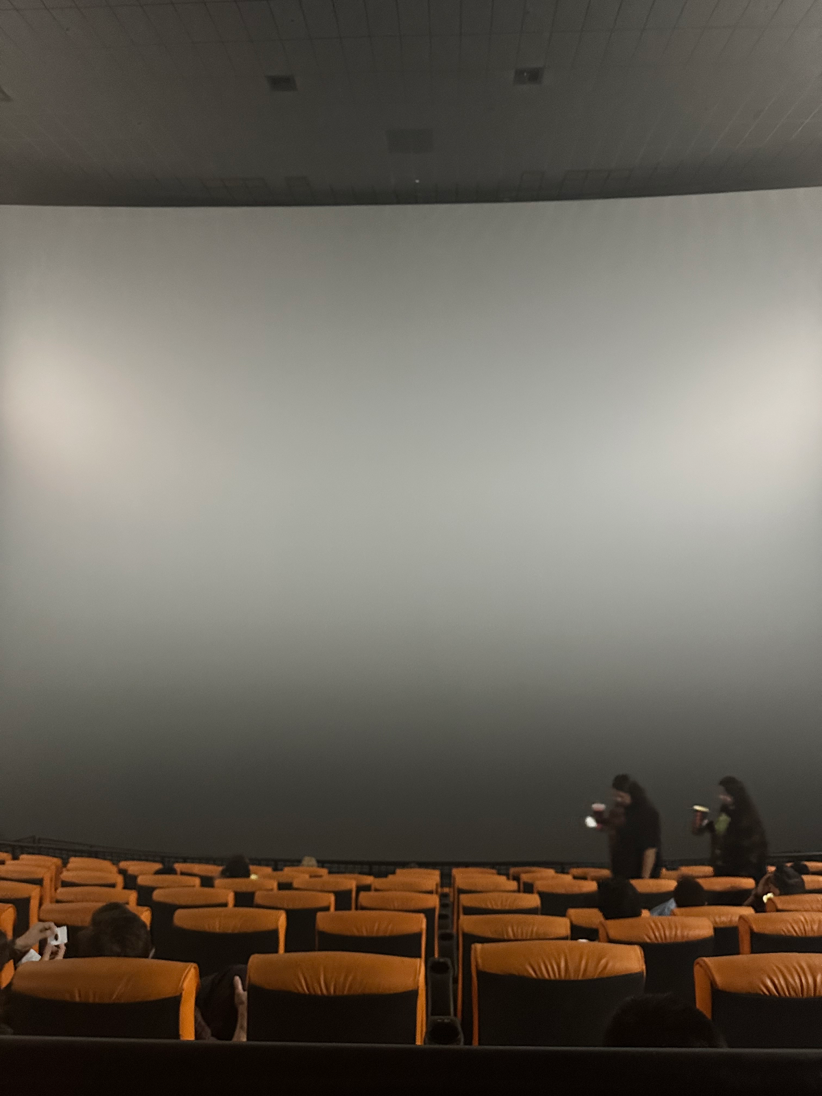 View from seat K19, IMAX at Regal Irvine Spectrum