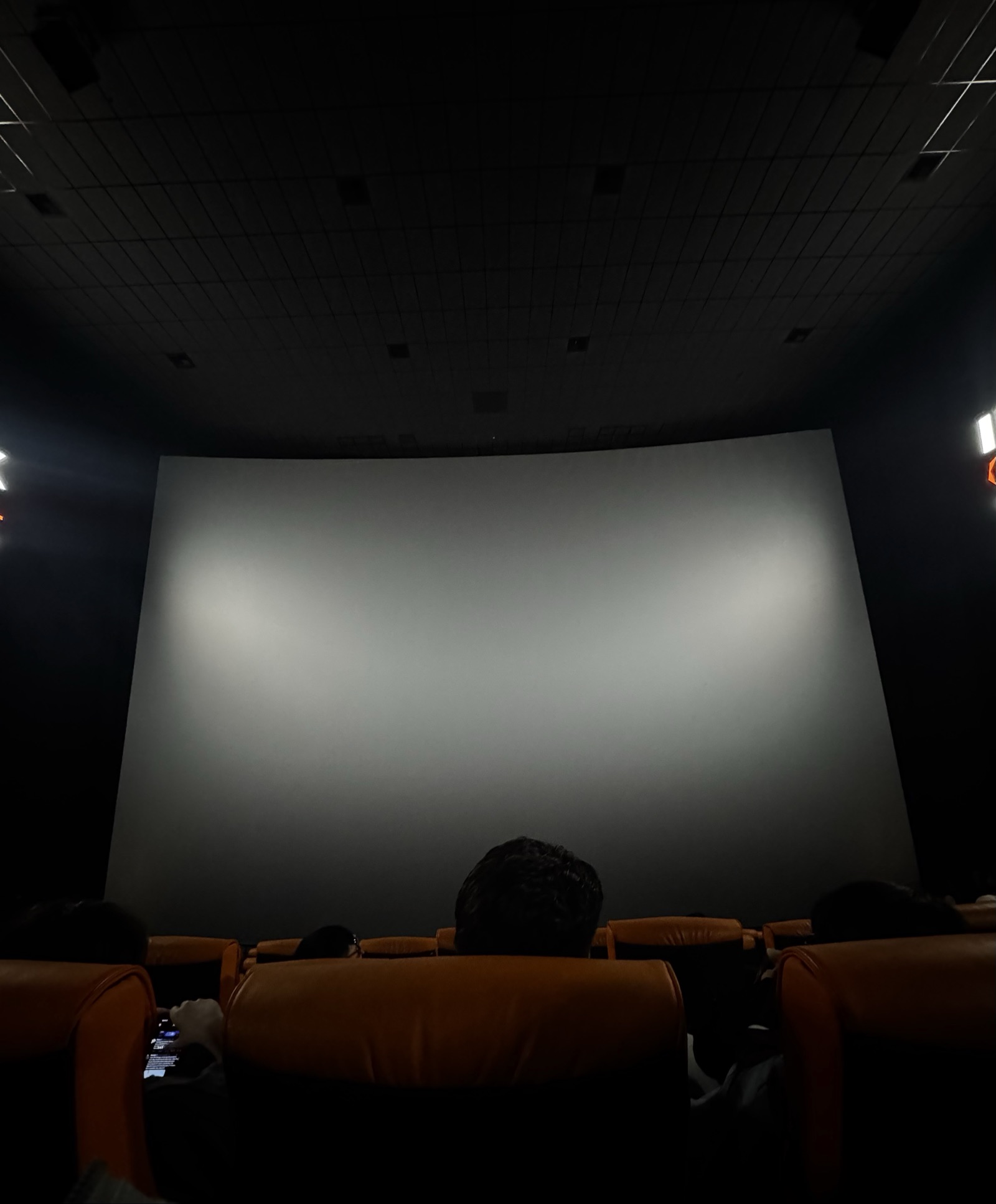 View from seat J19, IMAX at Regal Irvine Spectrum
