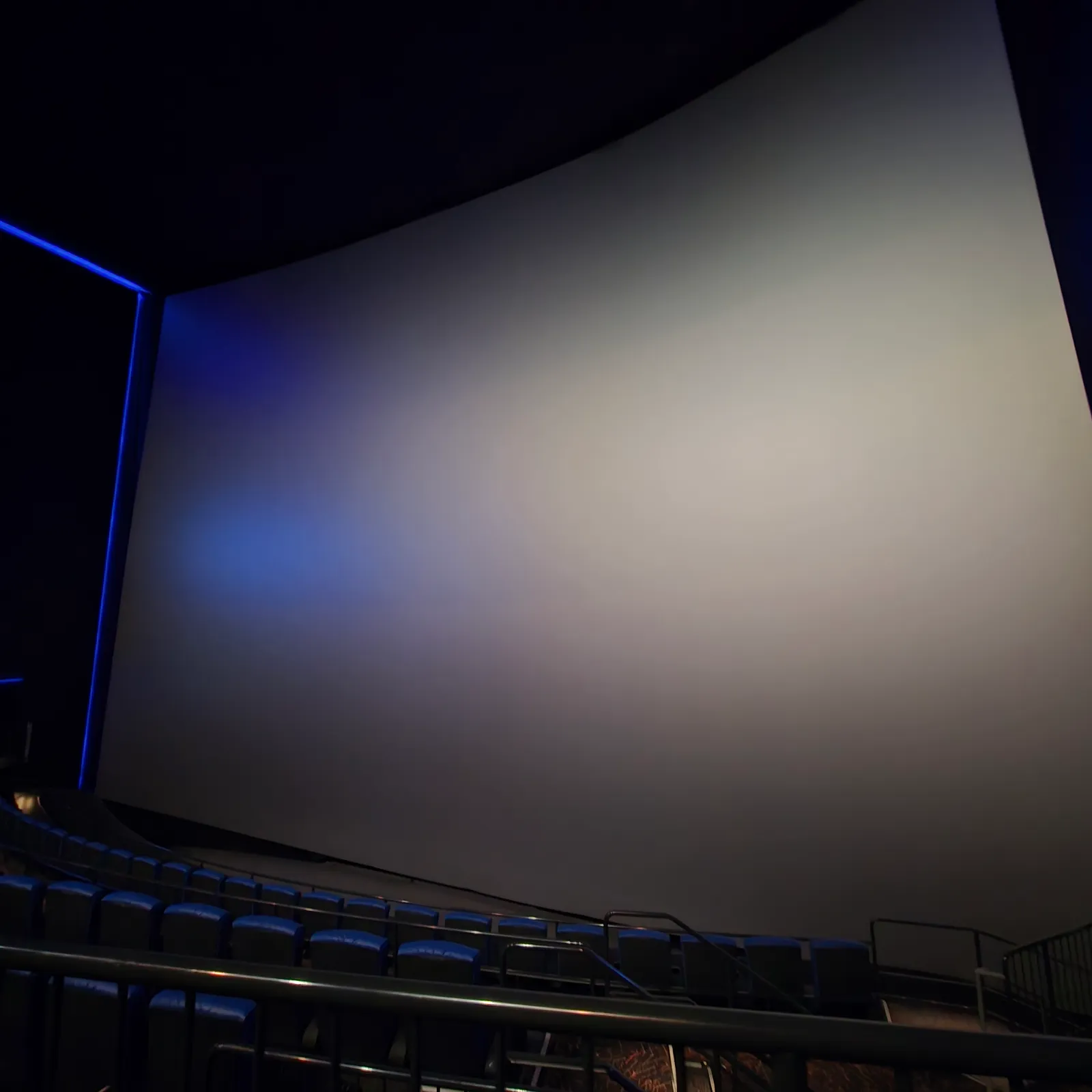 View from seat E4, IMAX at Regal Edwards Ontario Palace