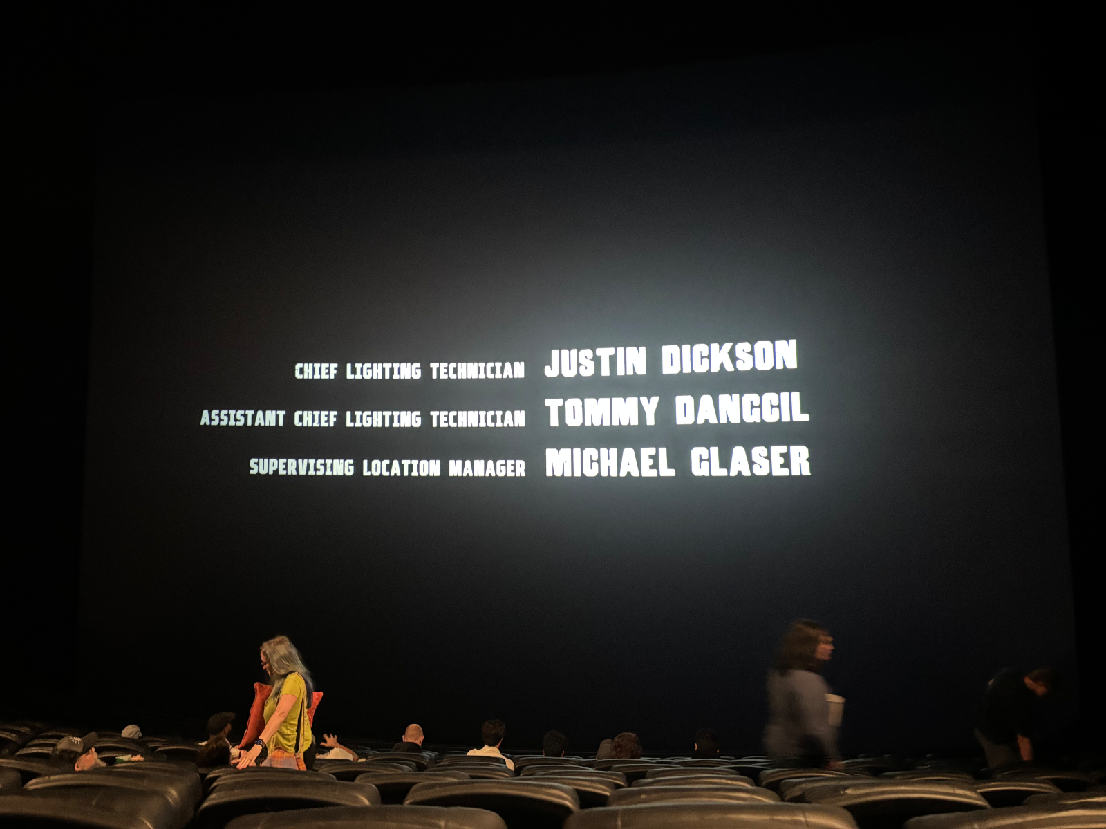 View from seat J6, IMAX at IMAX Indiana State Museum