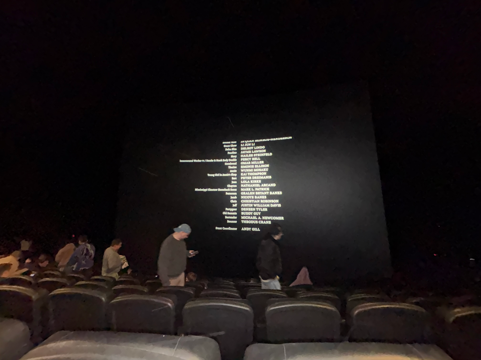View from seat K9, IMAX at IMAX Indiana State Museum