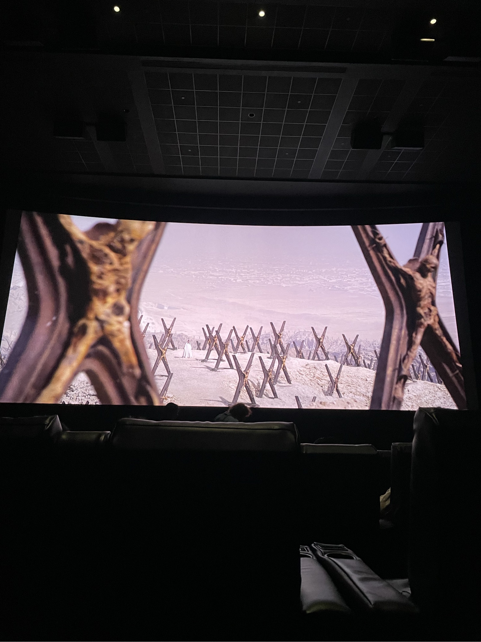 View from seat G15, Dolby Cinema at AMC Lincoln Square 13