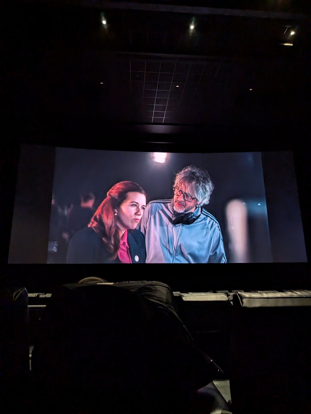 View from seat G17, Dolby Cinema at AMC Lincoln Square 13