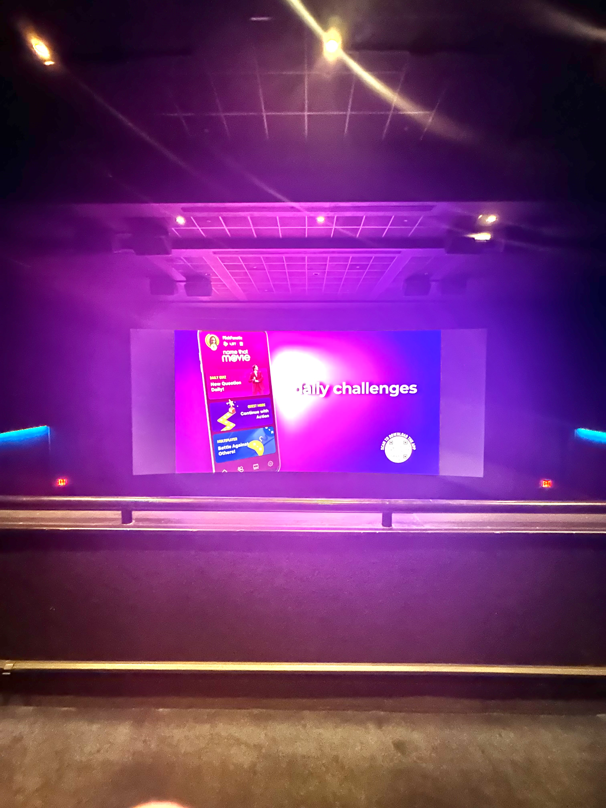 View from seat K13, Dolby Cinema (Auditorium 1) at AMC Lincoln Square 13