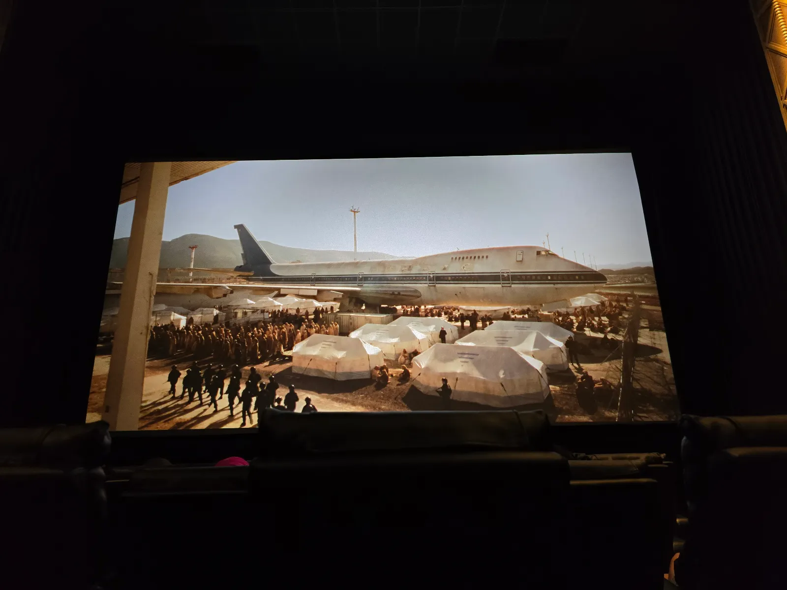 View from seat E7, Auditorium 9 at AMC Lincoln Square 13