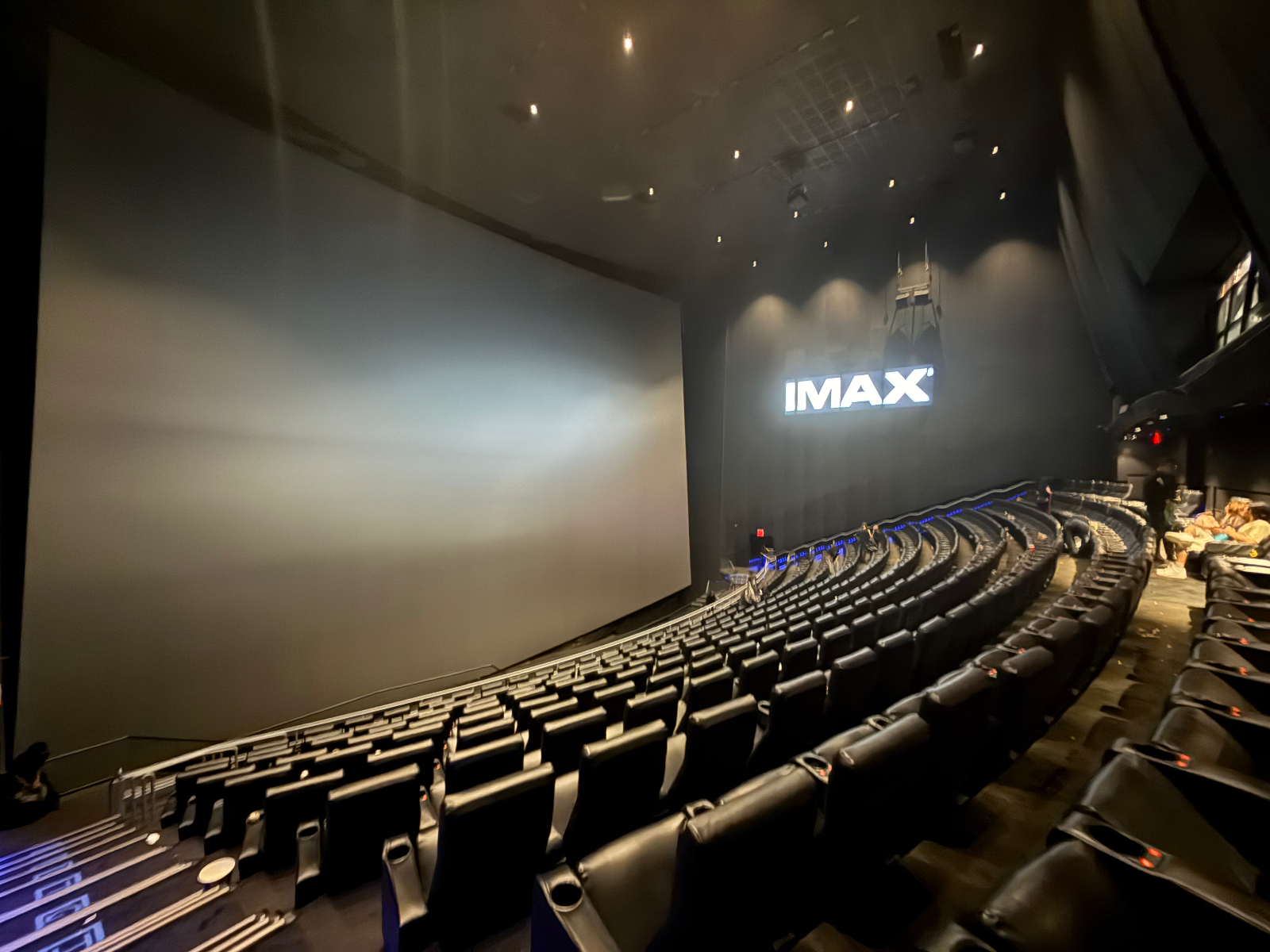 View from seat K40, IMAX (Auditorium 13) at AMC Lincoln Square 13