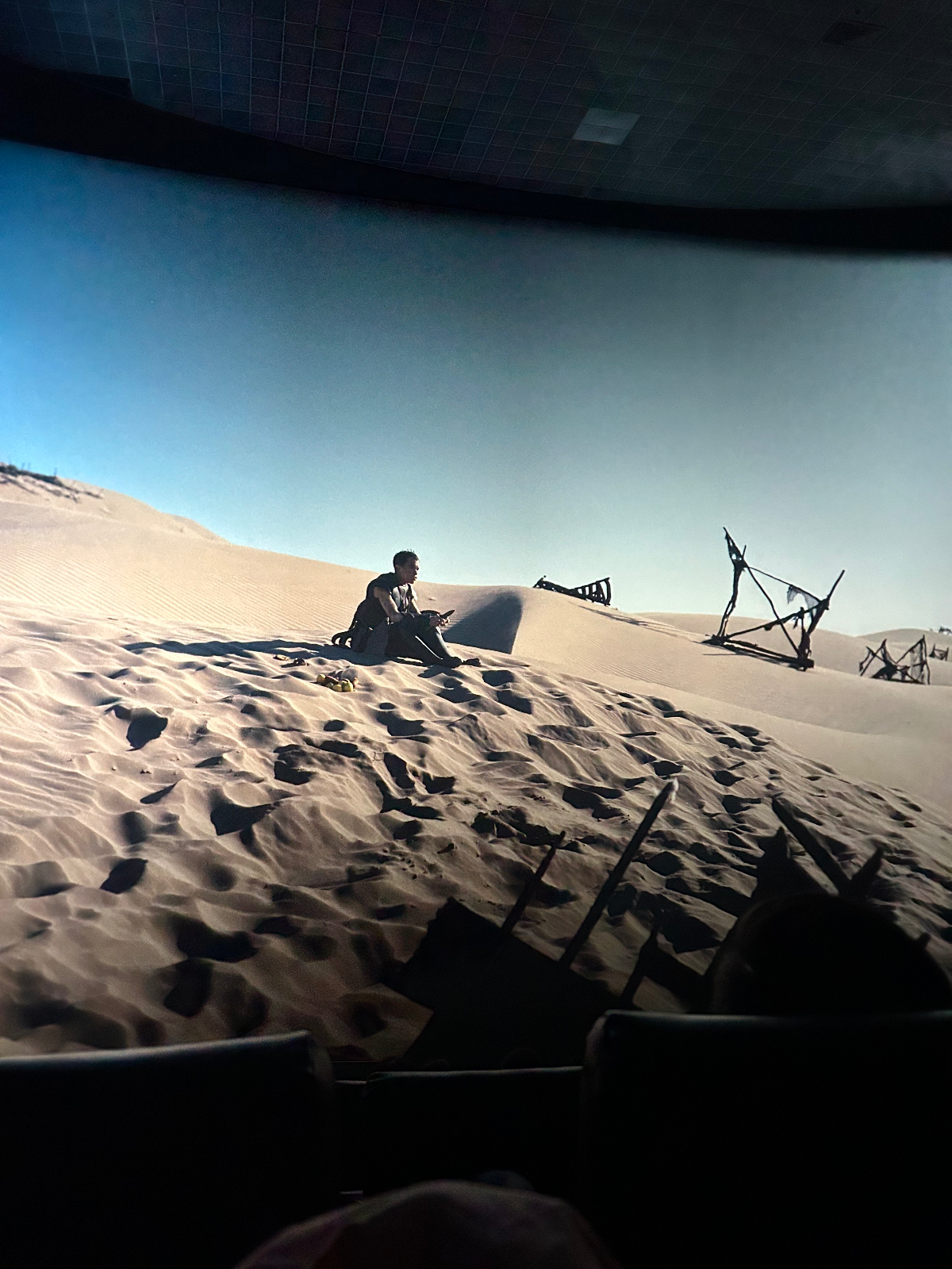 View from seat M31, IMAX (Auditorium 13) at AMC Lincoln Square 13