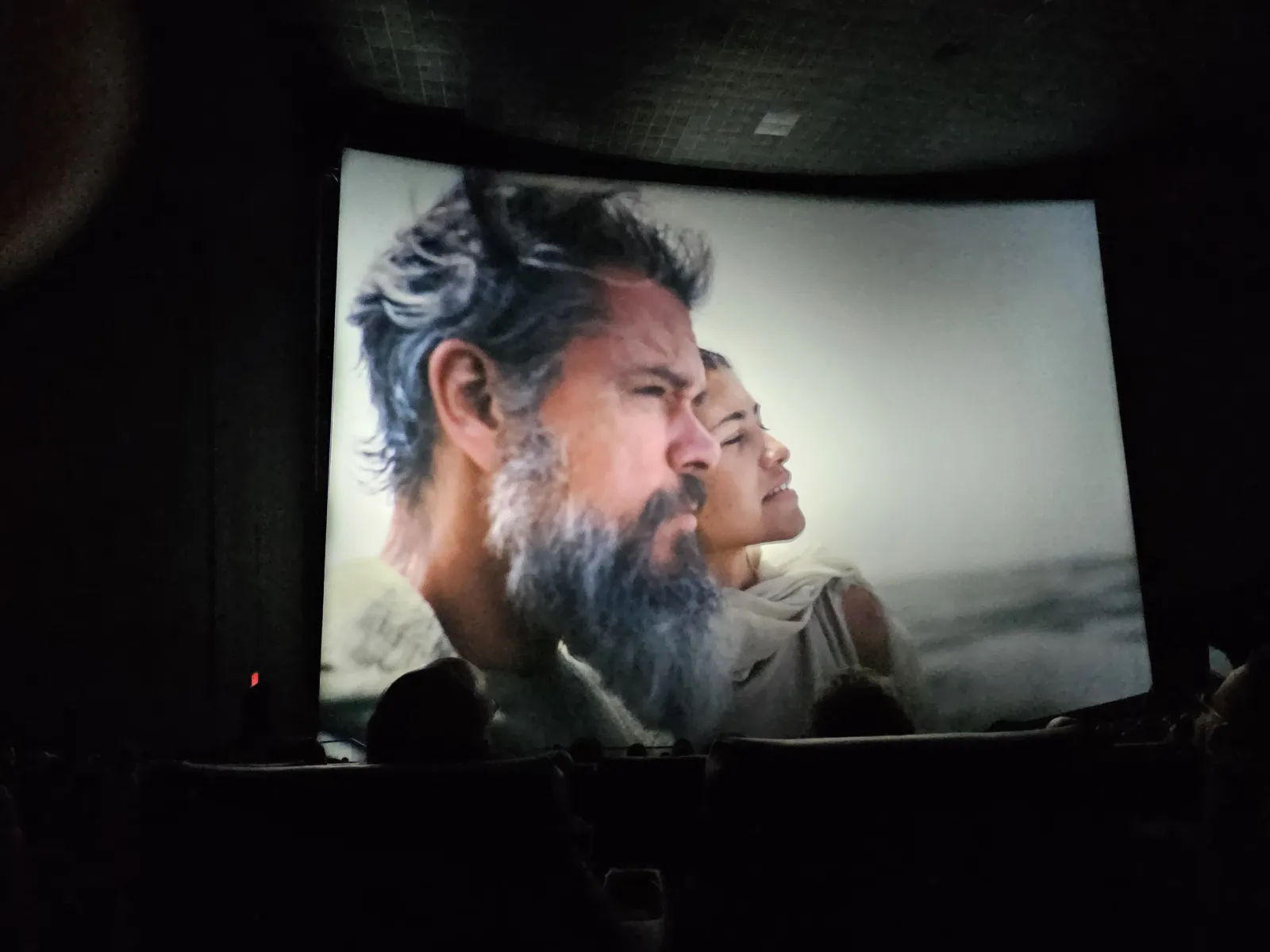 View from seat M31, IMAX (Auditorium 13) at AMC Lincoln Square 13