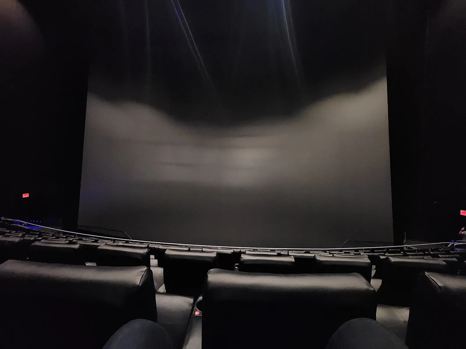 View from seat J17, IMAX at AMC Lincoln Square 13