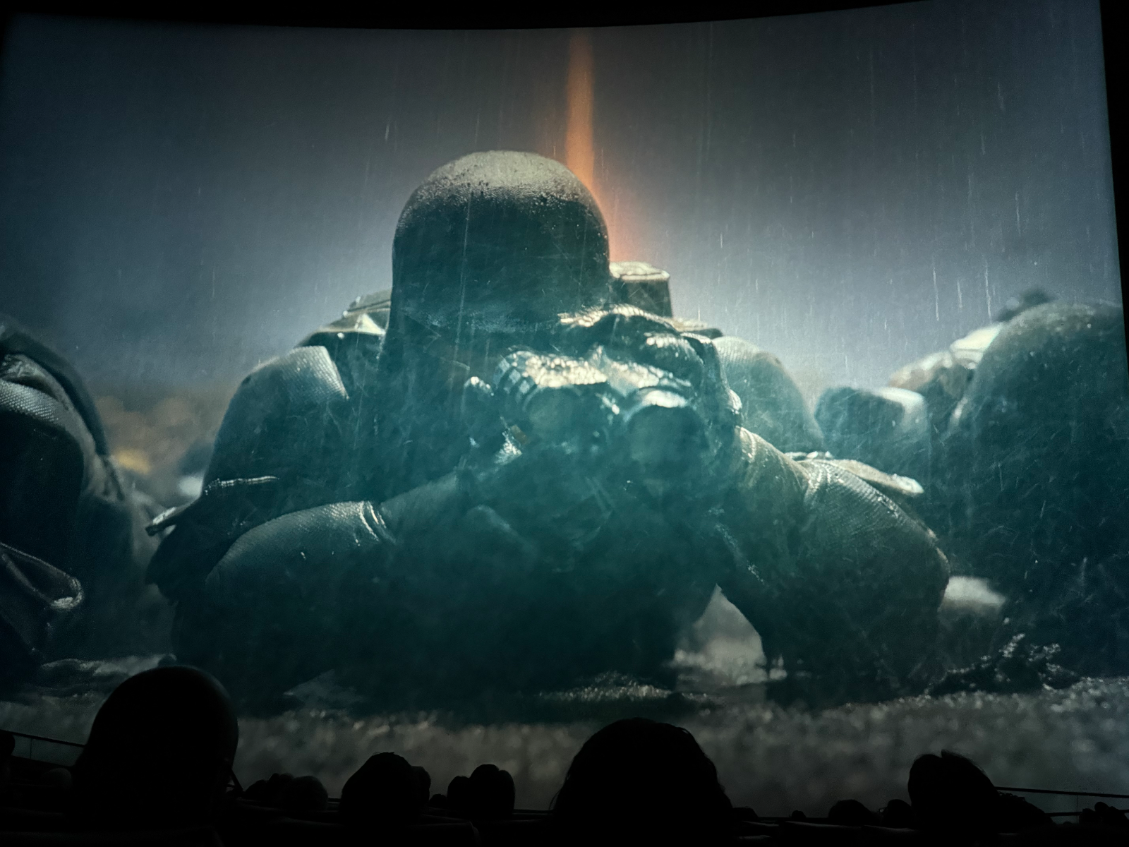 View from seat K16, IMAX at AMC Lincoln Square 13