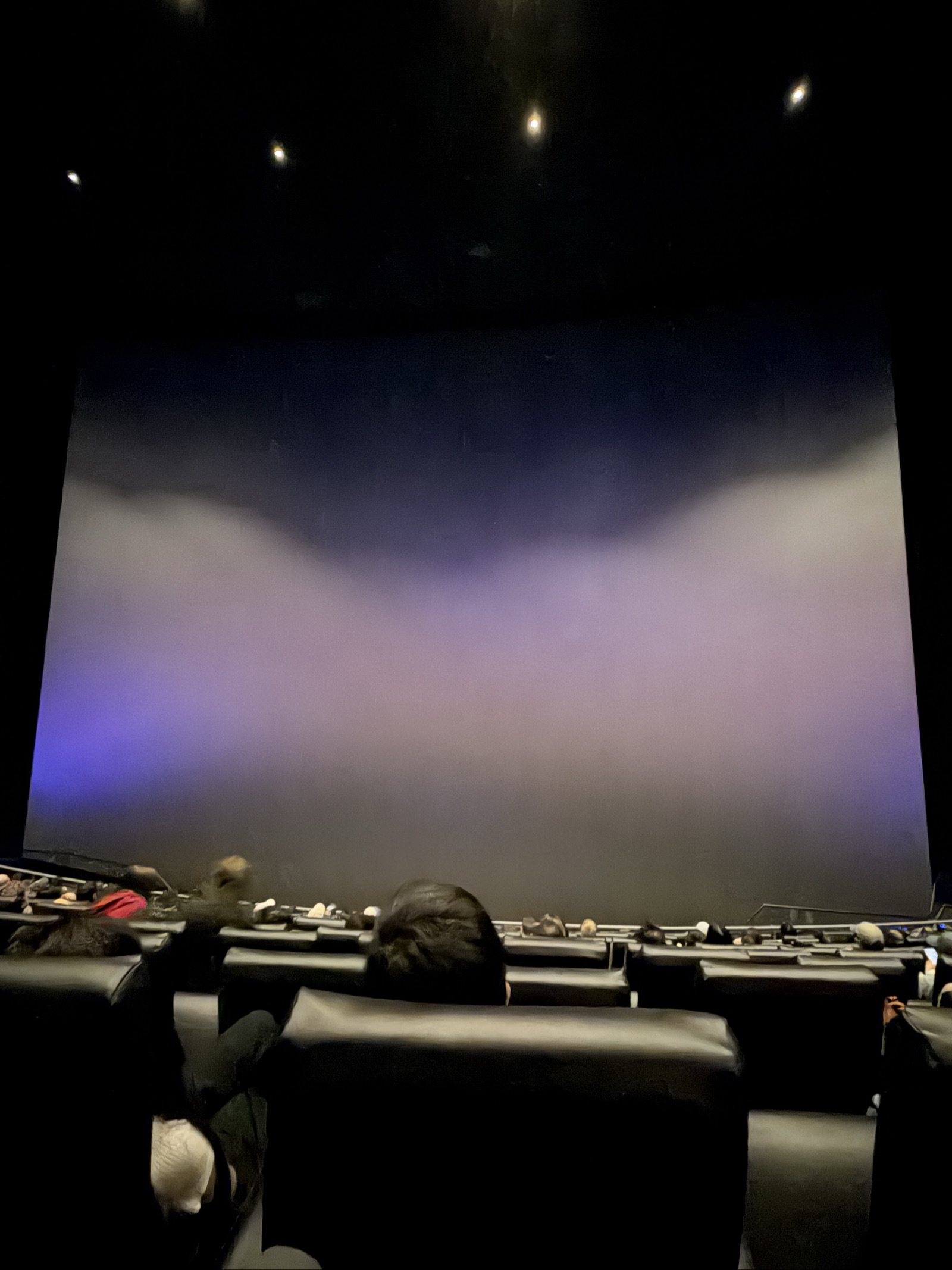View from seat L15, IMAX (Auditorium 13) at AMC Lincoln Square 13