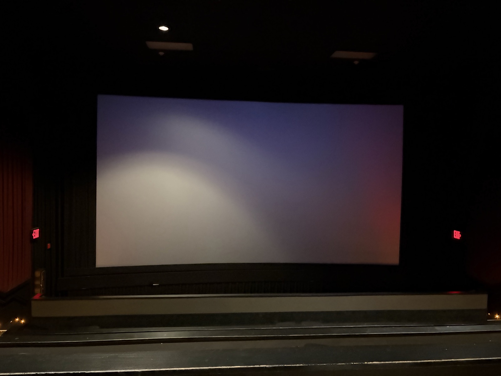 View from seat E8, Auditorium 11 at AMC 34th Street 14