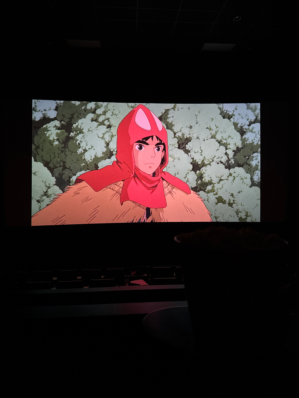 View from seat E10, Auditorium 6 at AMC 34th Street 14