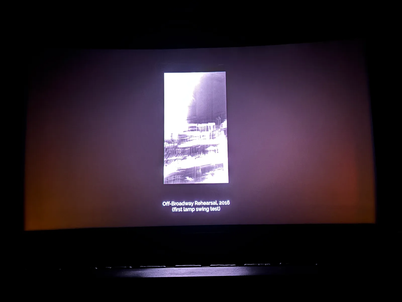 View from seat D8, Auditorium 6 at AMC 34th Street 14
