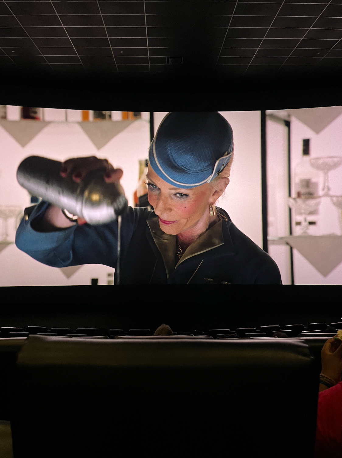 View from seat H10, IMAX at AMC 34th Street 14