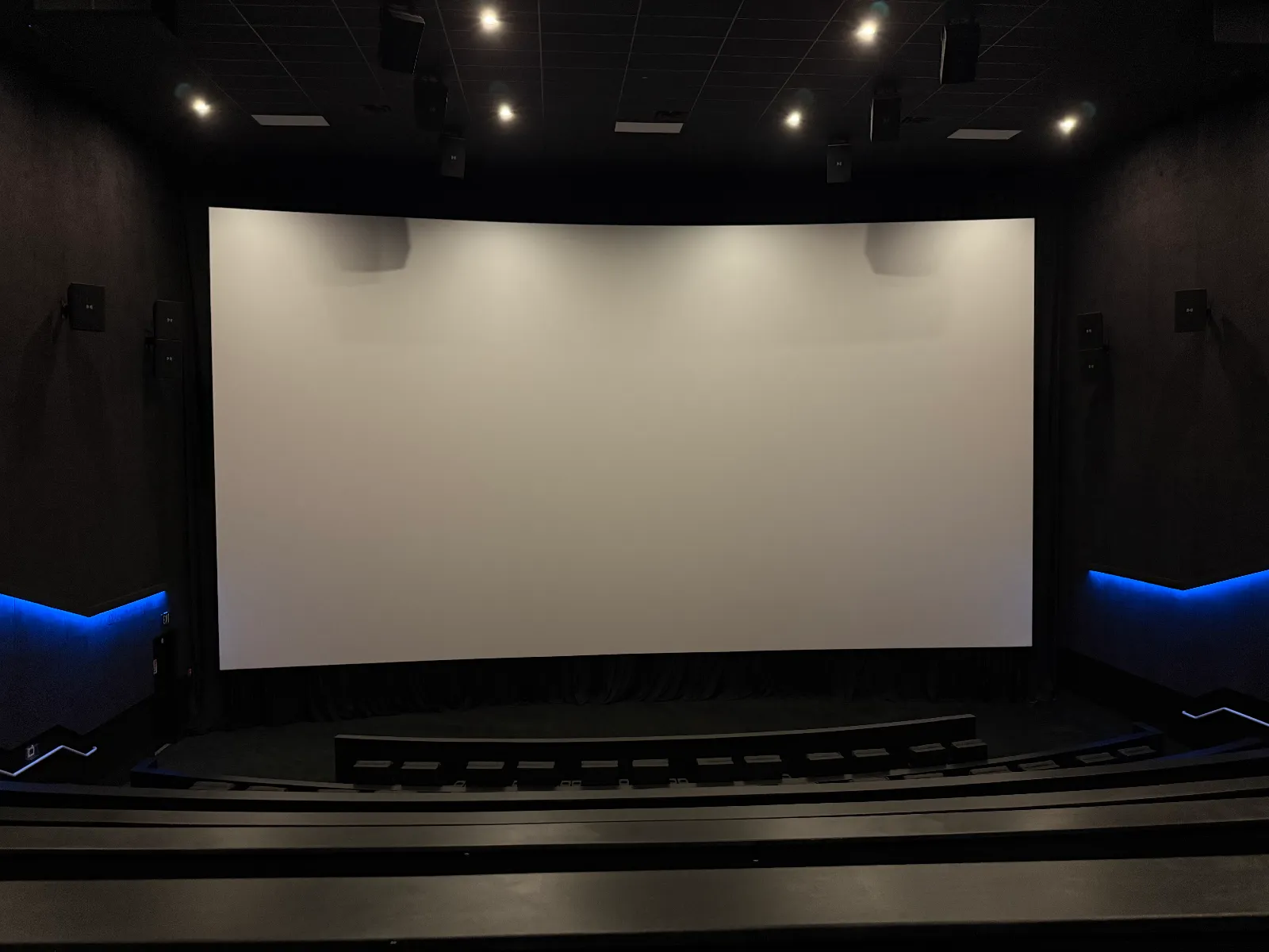 View from Row G Seat 9, Dolby Cinema (Auditorium 1) at AMC Garden State Plaza 16
