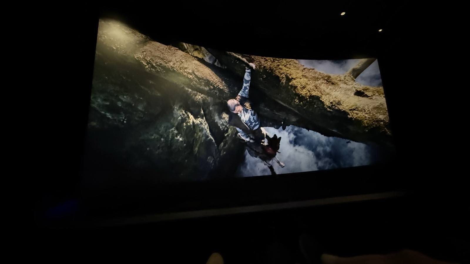 View from seat C20, IMAX at AMC Jersey Gardens 20