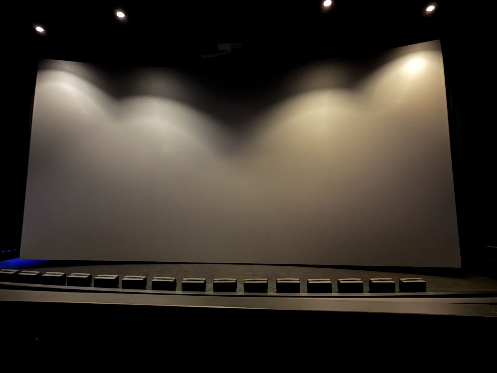 View from seat D10, IMAX (Auditorium 11) at AMC Jersey Gardens 20