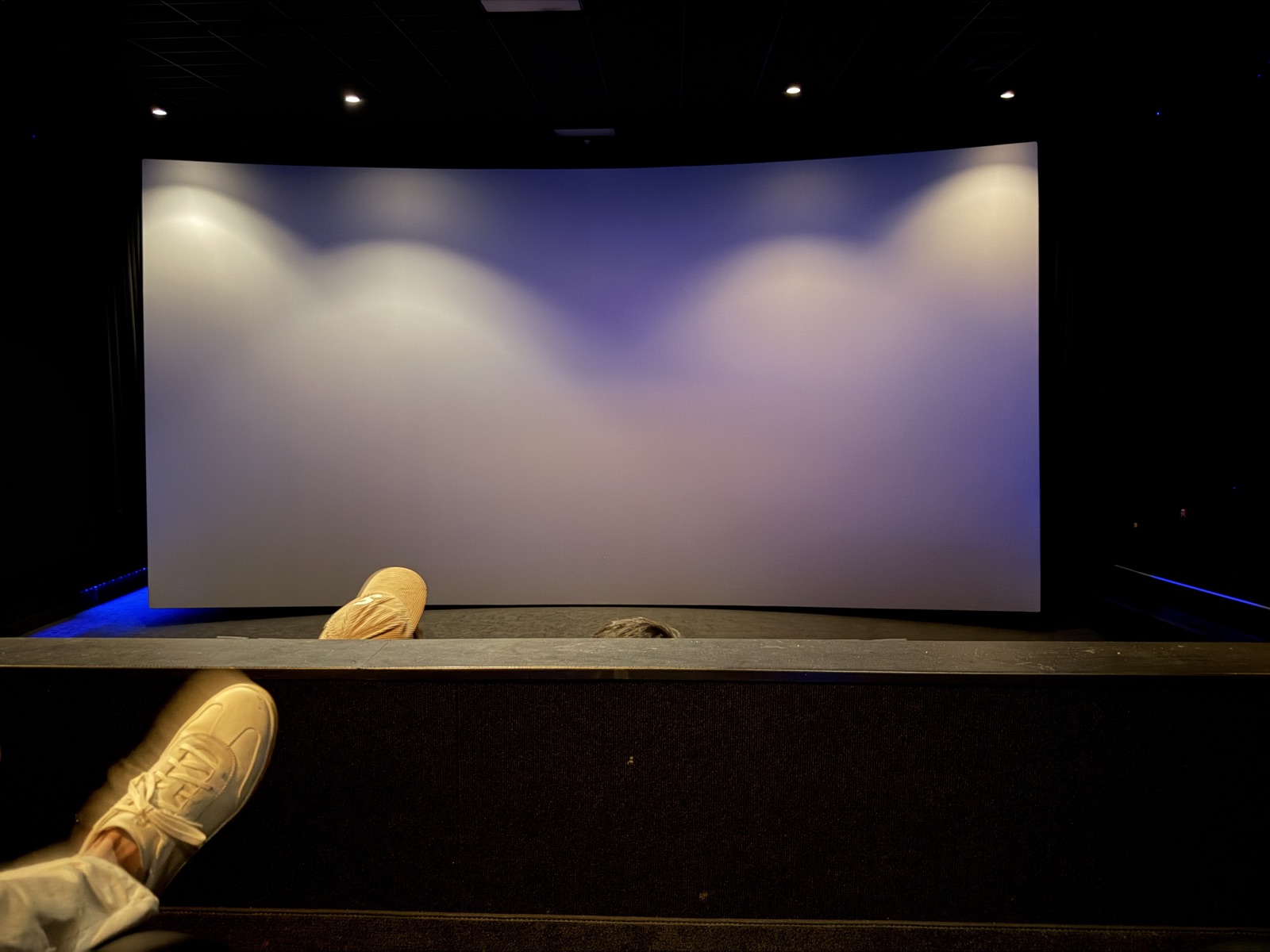 View from seat G10, IMAX (Auditorium 11) at AMC Jersey Gardens 20