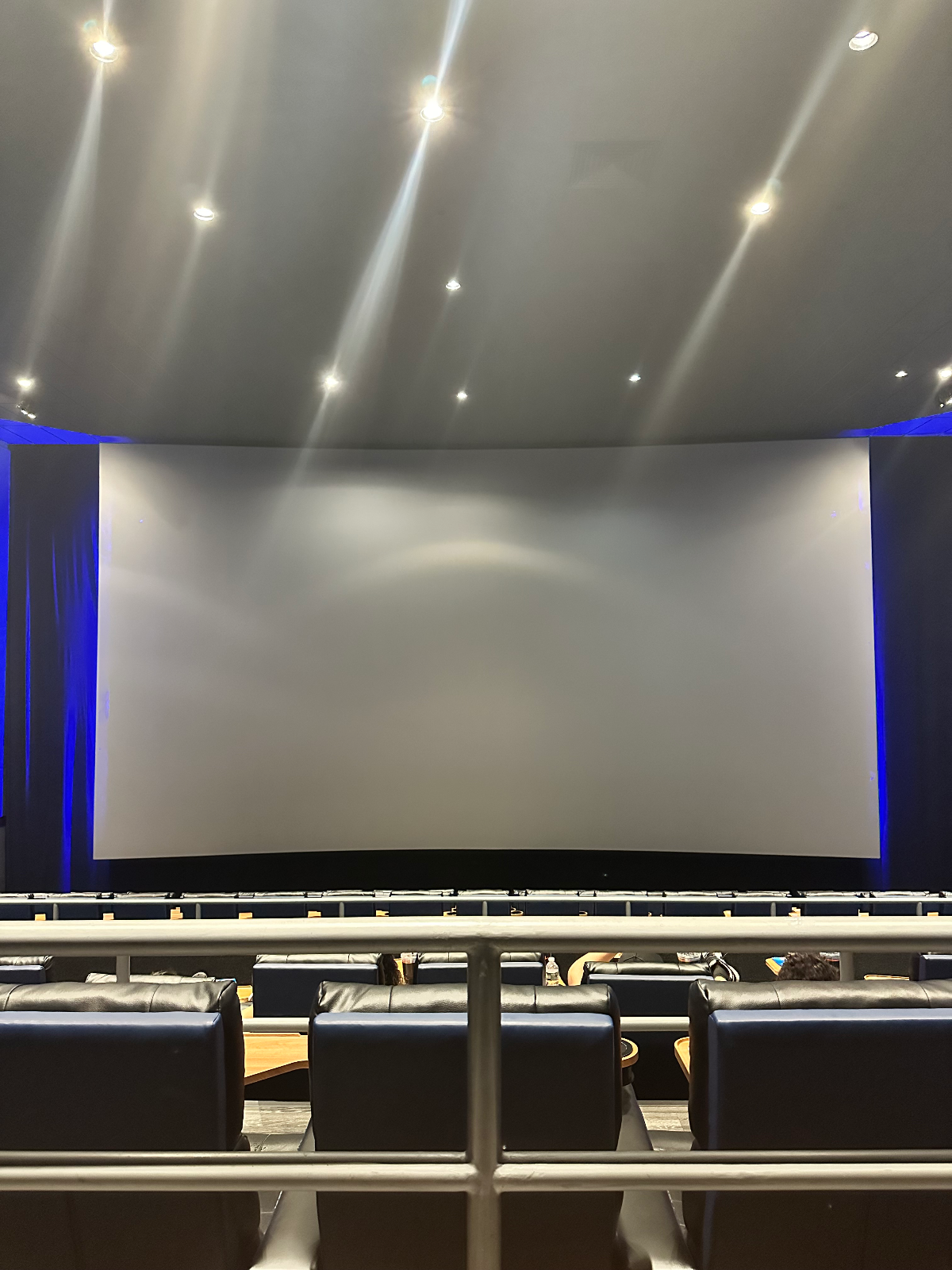 View from seat G11, RPX at Regal Essex Crossing