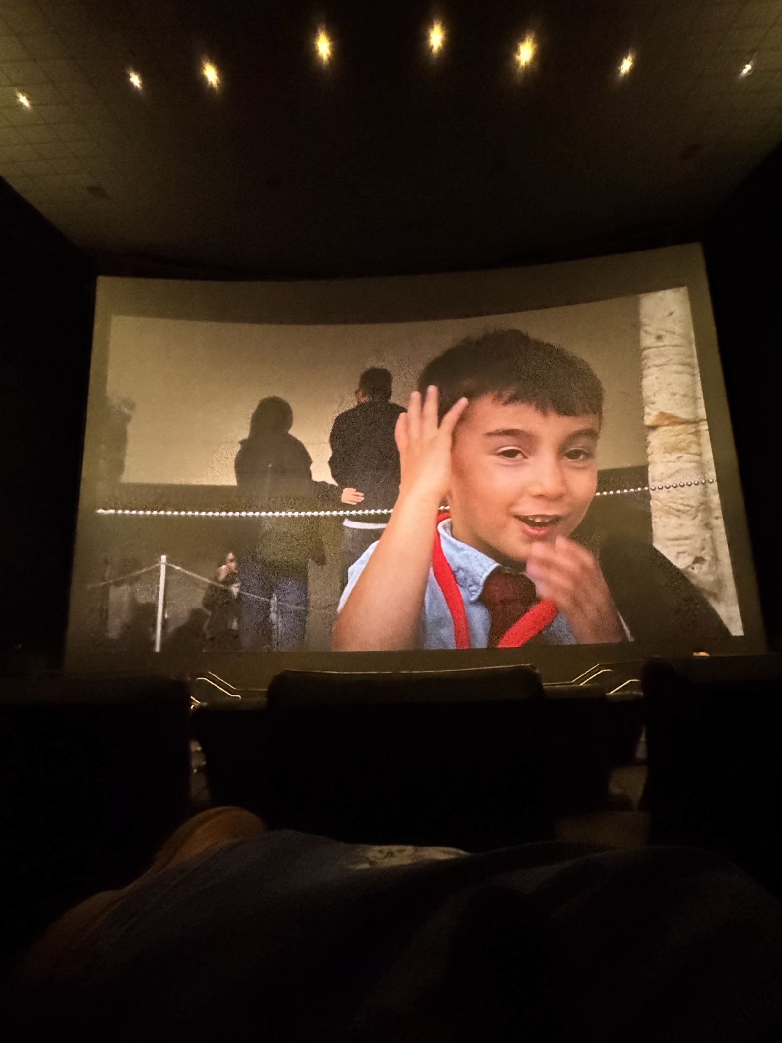 View from seat J18, IMAX at AMC Metreon 16