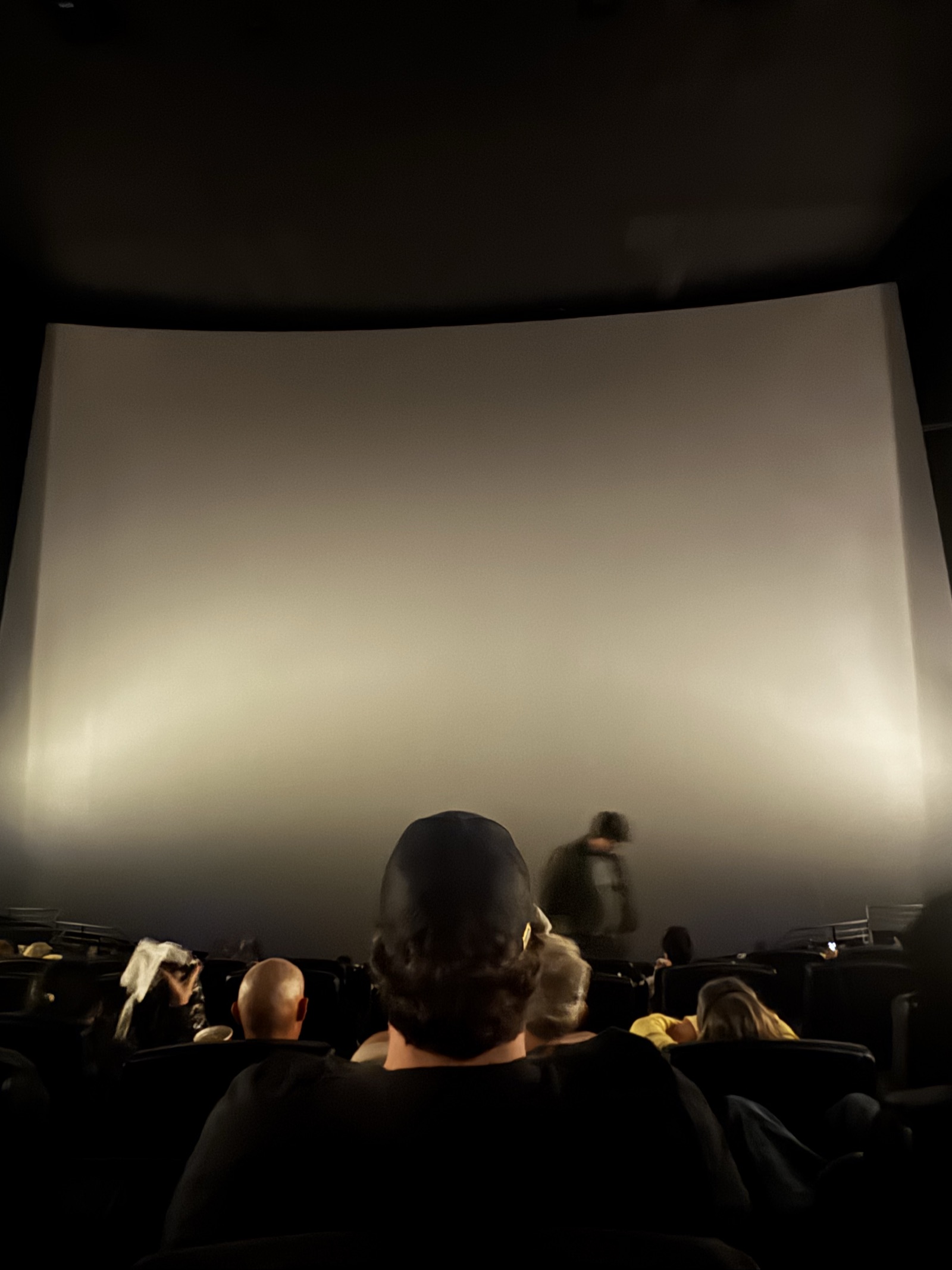 View from seat K13, IMAX at Universal Cinema AMC at CityWalk Hollywood