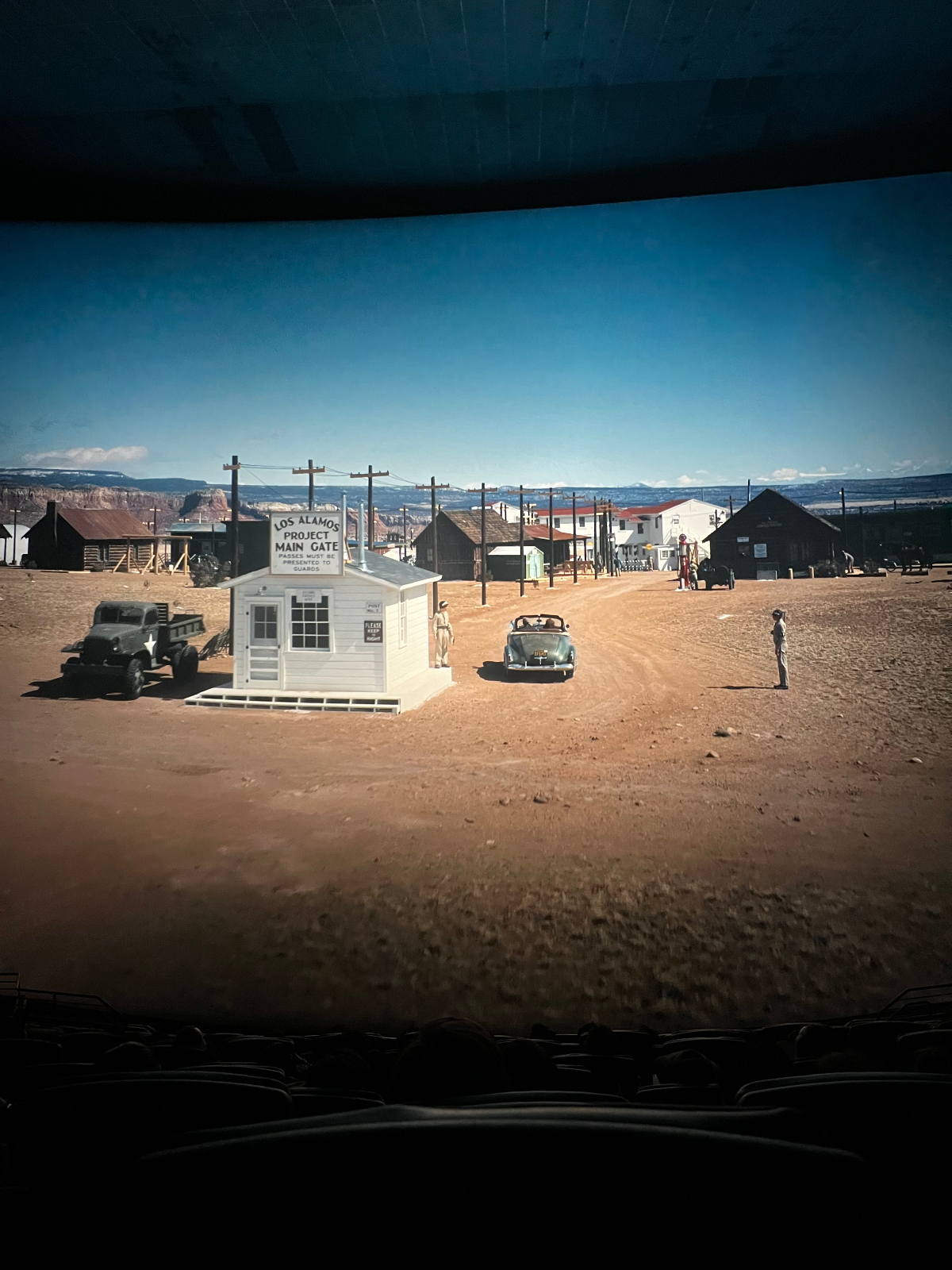 View from seat M14, IMAX at Universal Cinema - an AMC Theatre