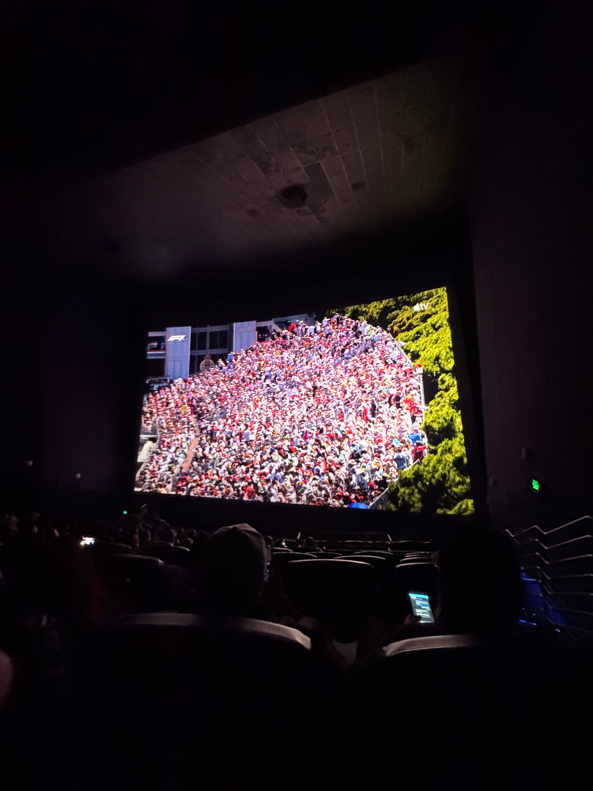 View from seat N1, IMAX at Universal Cinema AMC at CityWalk Hollywood