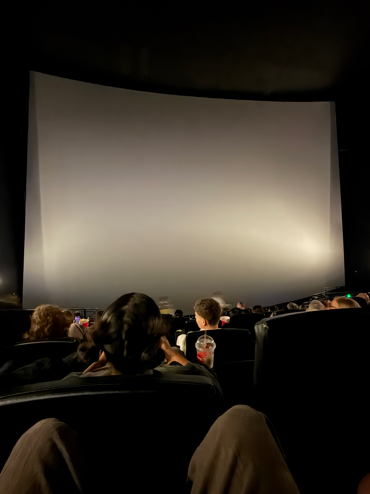 View from seat K23, IMAX at Universal Cinema AMC at CityWalk Hollywood
