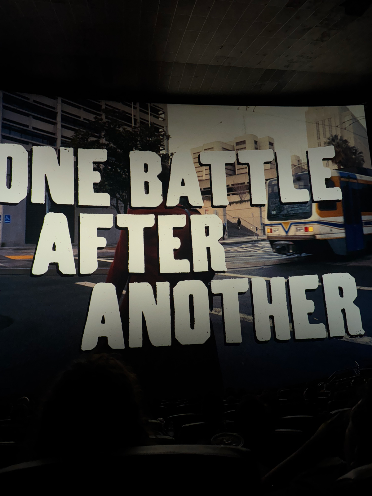 View from seat M20, IMAX at Universal Cinema AMC at CityWalk Hollywood