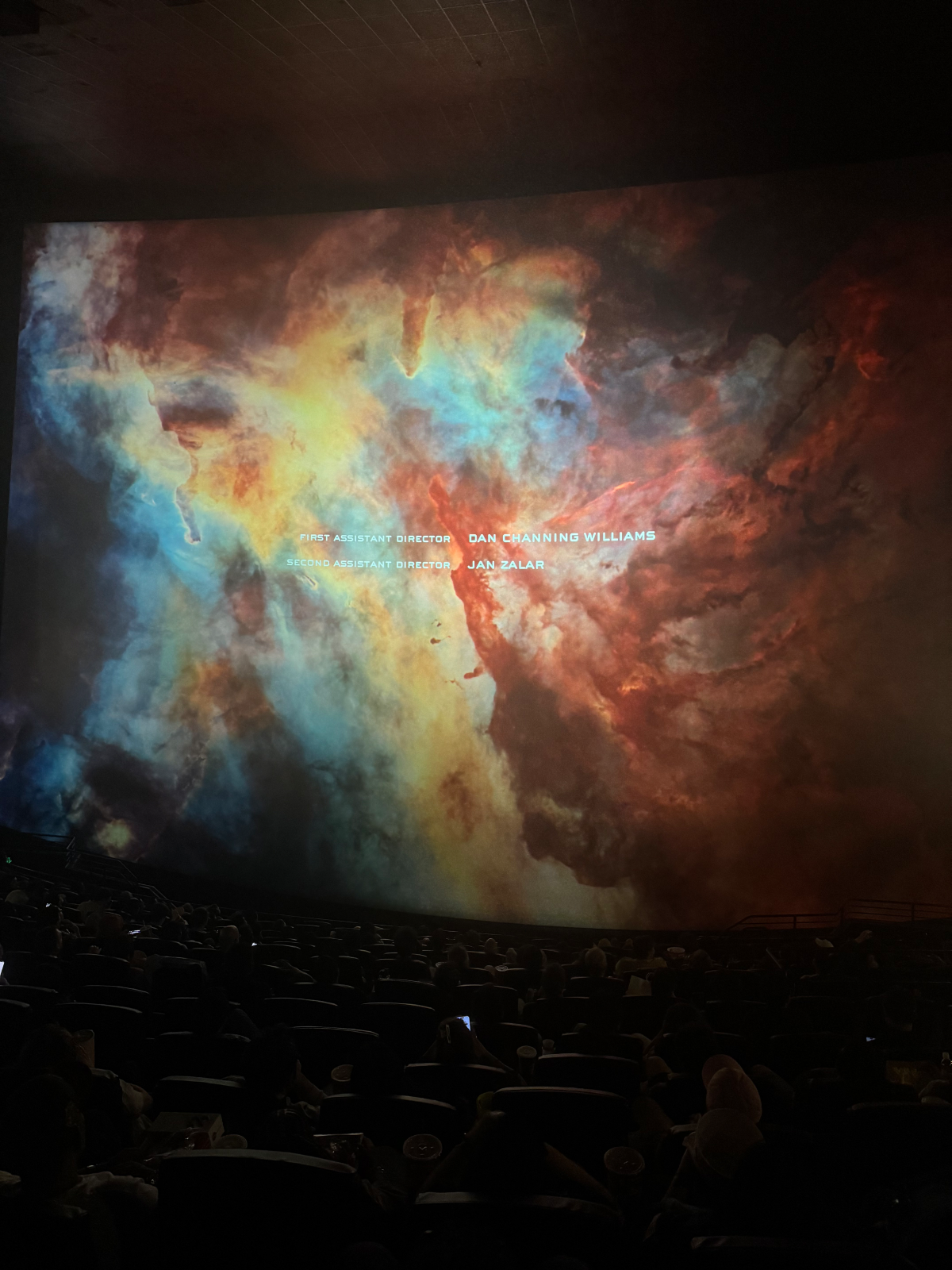 View from seat N4, IMAX at Universal Cinema AMC at CityWalk Hollywood