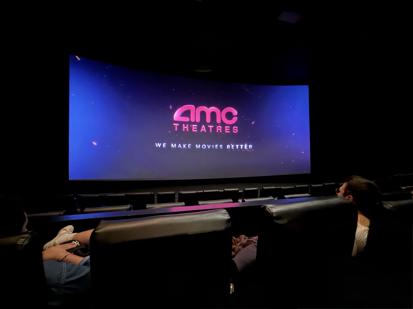 View from seat E18, IMAX (Auditorium 10) at AMC Kips Bay 15