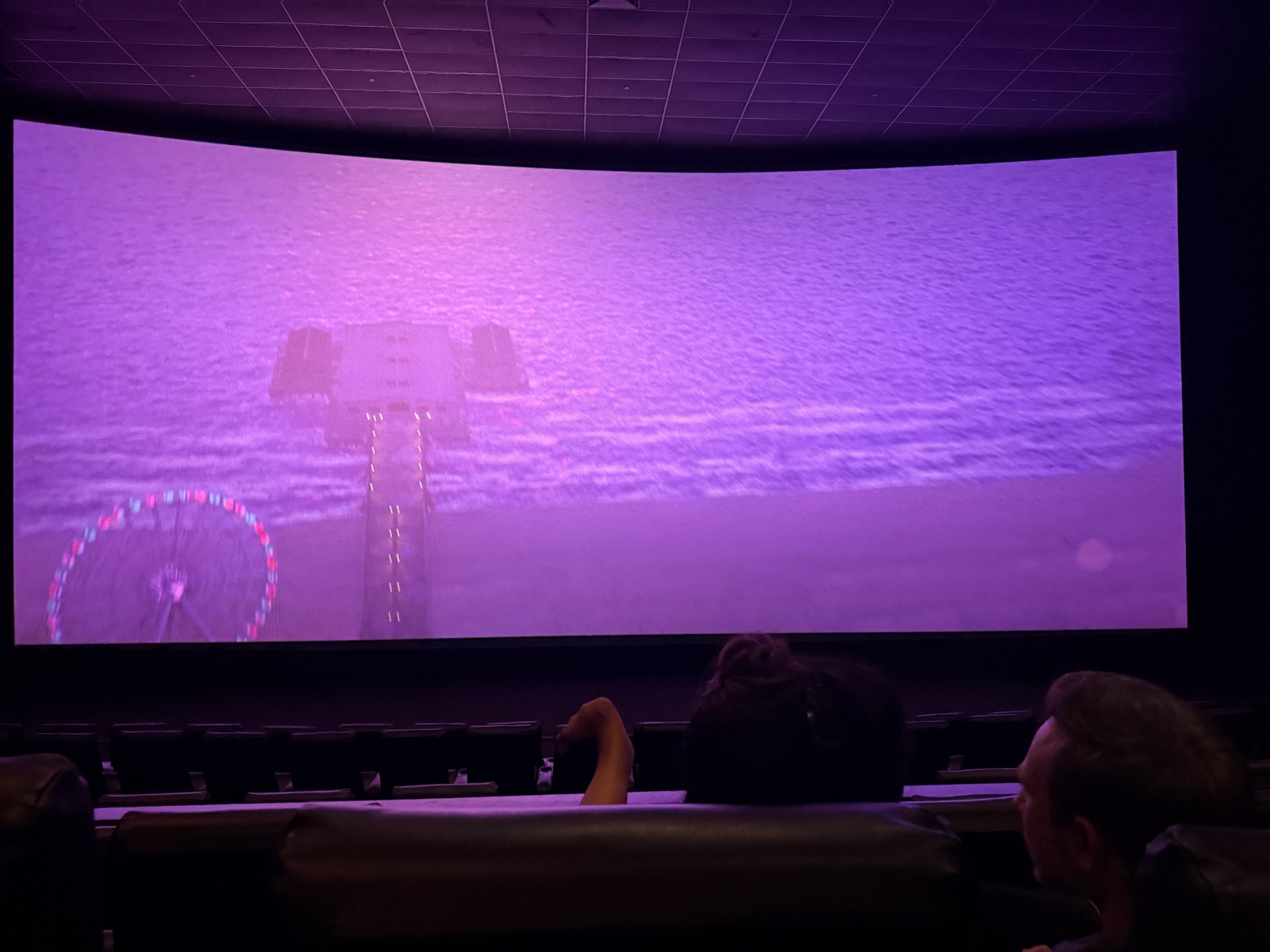View from seat G13, IMAX (Auditorium 10) at AMC Kips Bay 15