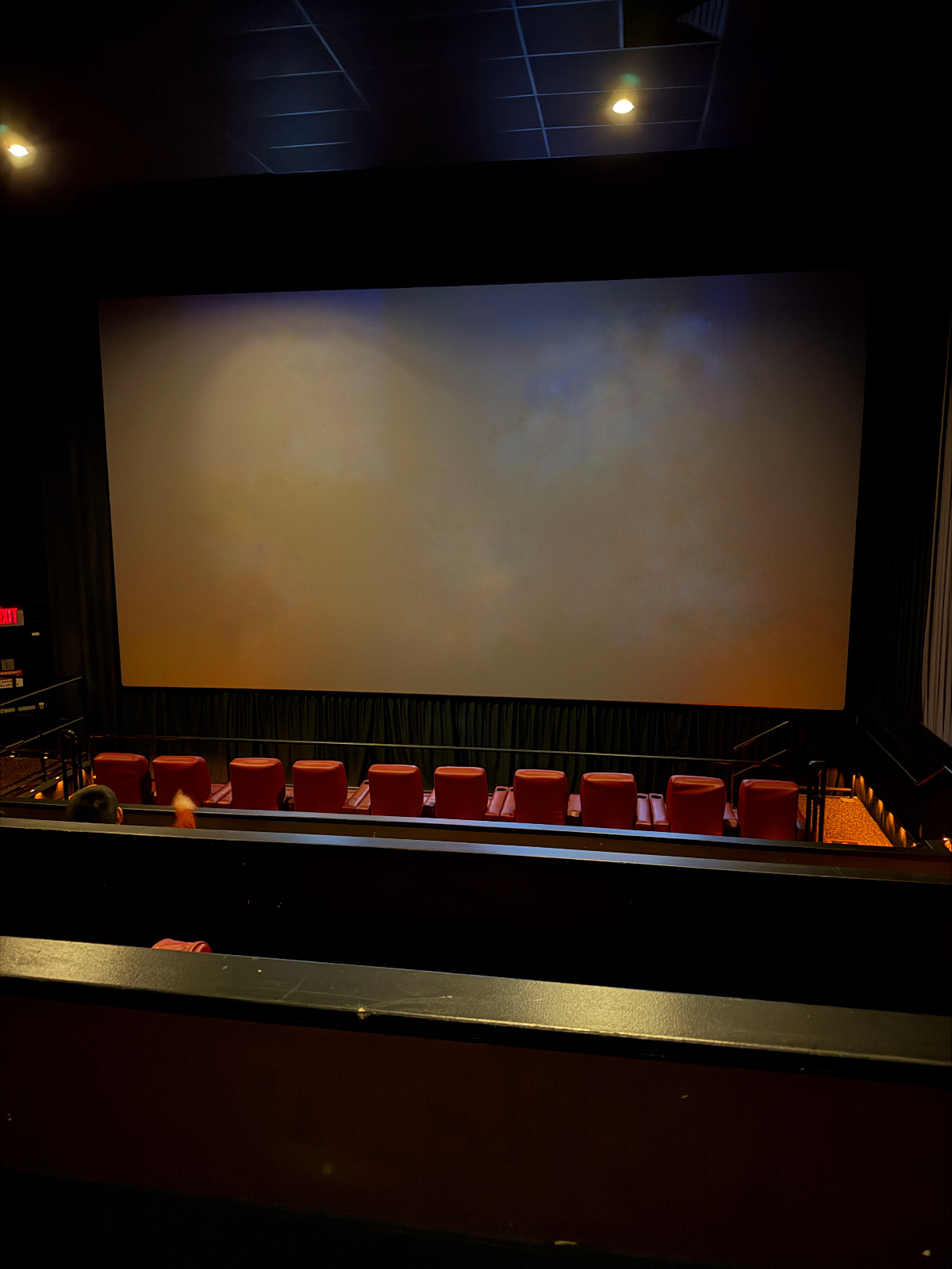 View from seat E4, Auditorium 15 at AMC Kips Bay 15