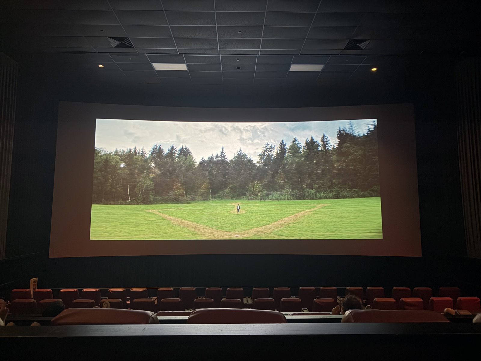 View from seat F8, Auditorium 7 at AMC Kips Bay 15