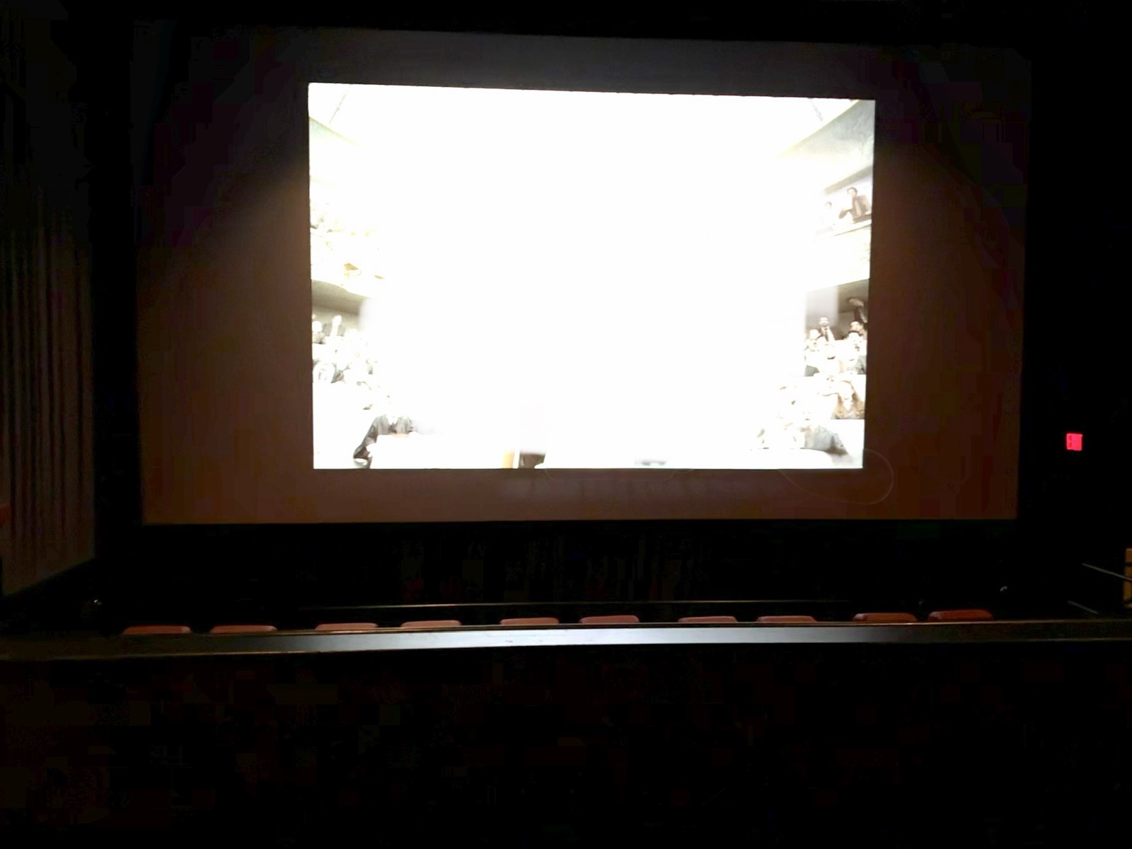 View from seat D8, Auditorium 14 at AMC Kips Bay 15
