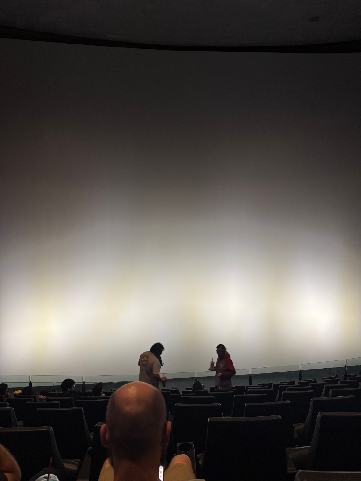 View from seat J14, IMAX at Harkins Arizona Mills
