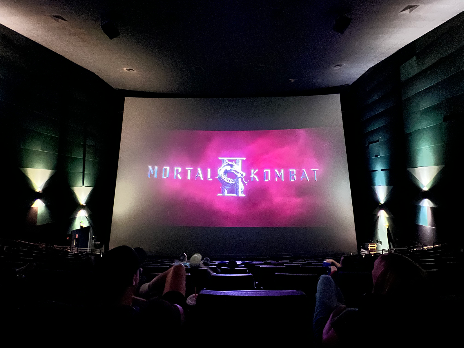 View from seat L19, IMAX at Harkins Arizona Mills