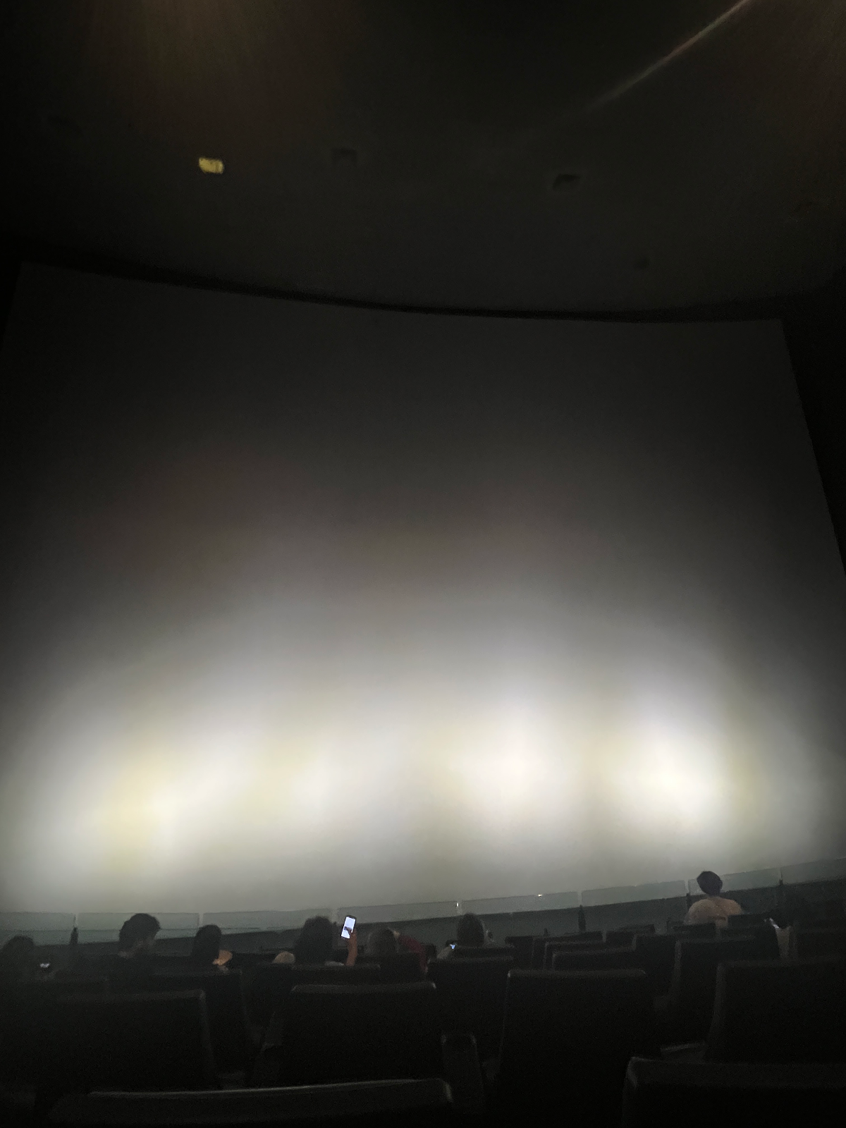 View from seat G14, IMAX at Harkins Arizona Mills