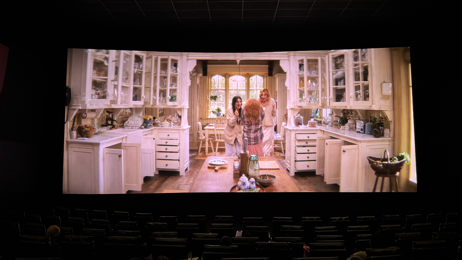 View from seat H9, XL (Auditorium 9) at AMC Empire 25