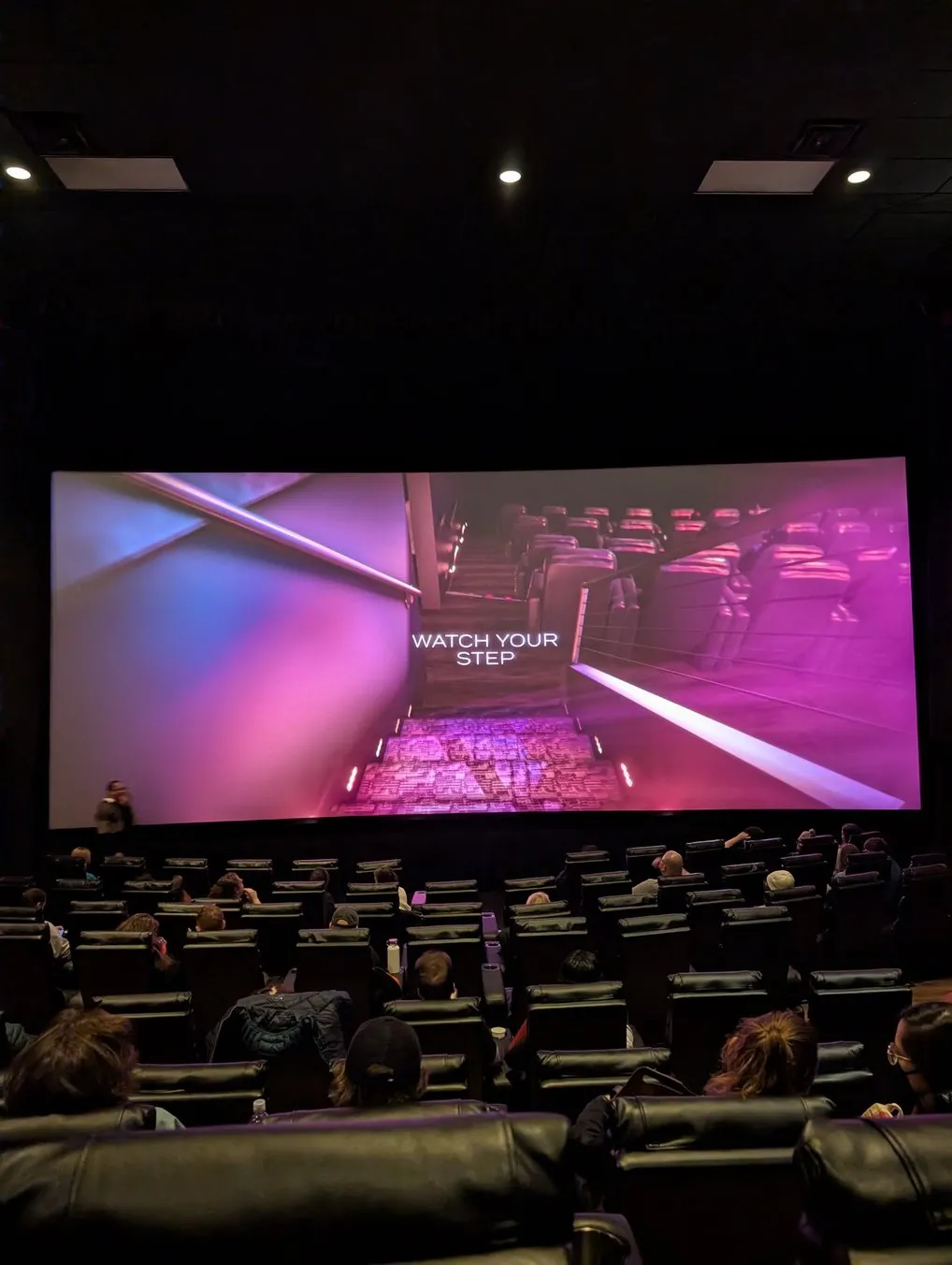 View from seat J6, Auditorium 17 at AMC Empire 25