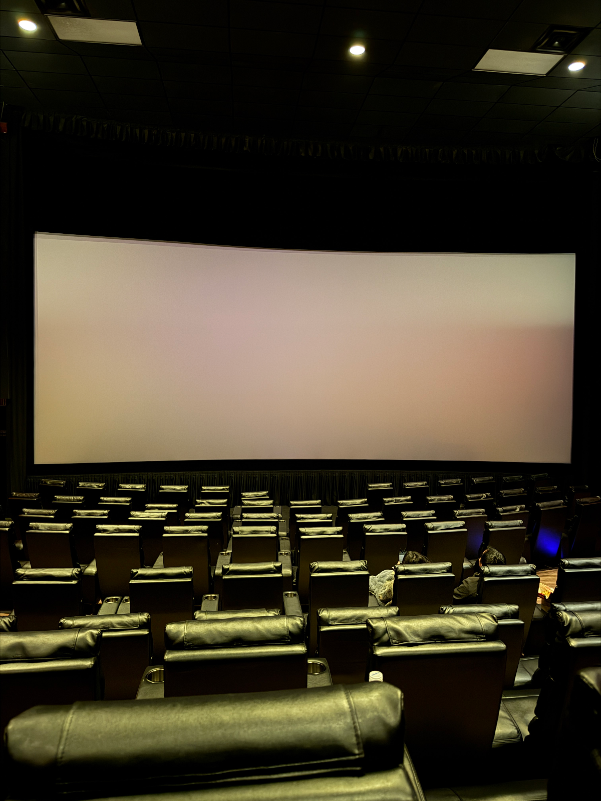 View from seat J7, Auditorium 17 at AMC Empire 25