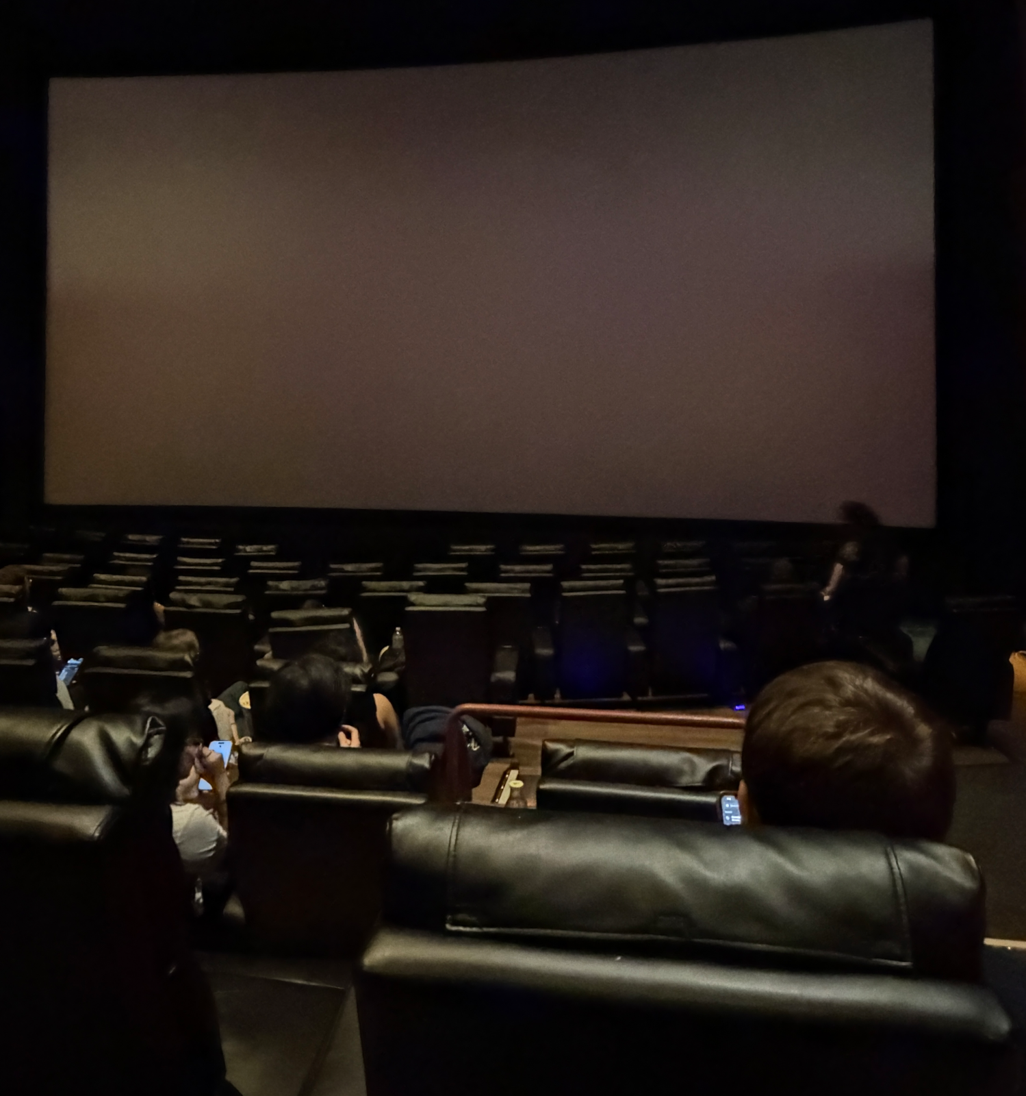 View from seat H1, Auditorium 17 at AMC Empire 25