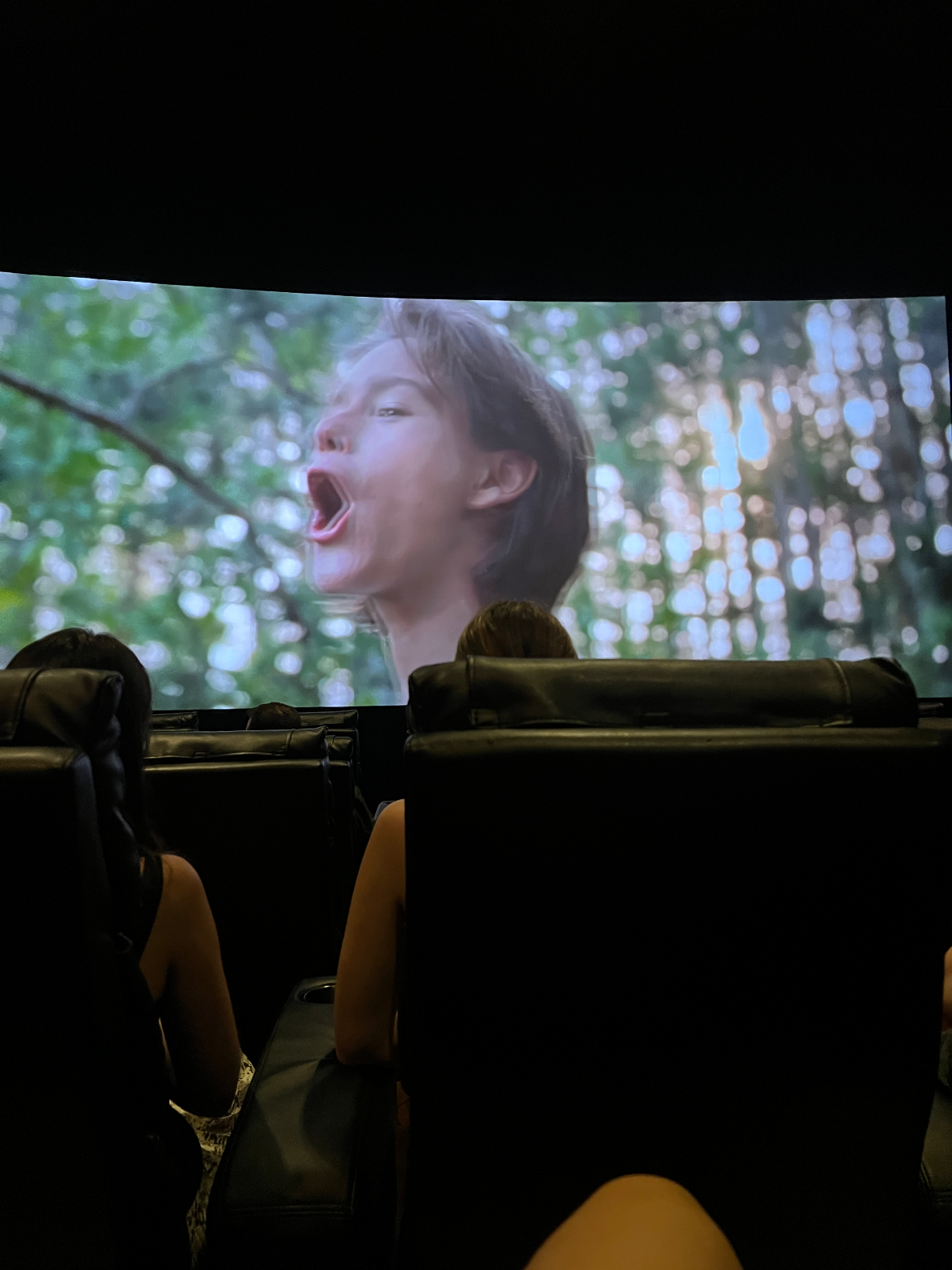 View from seat E7, Auditorium 5 at AMC Empire 25